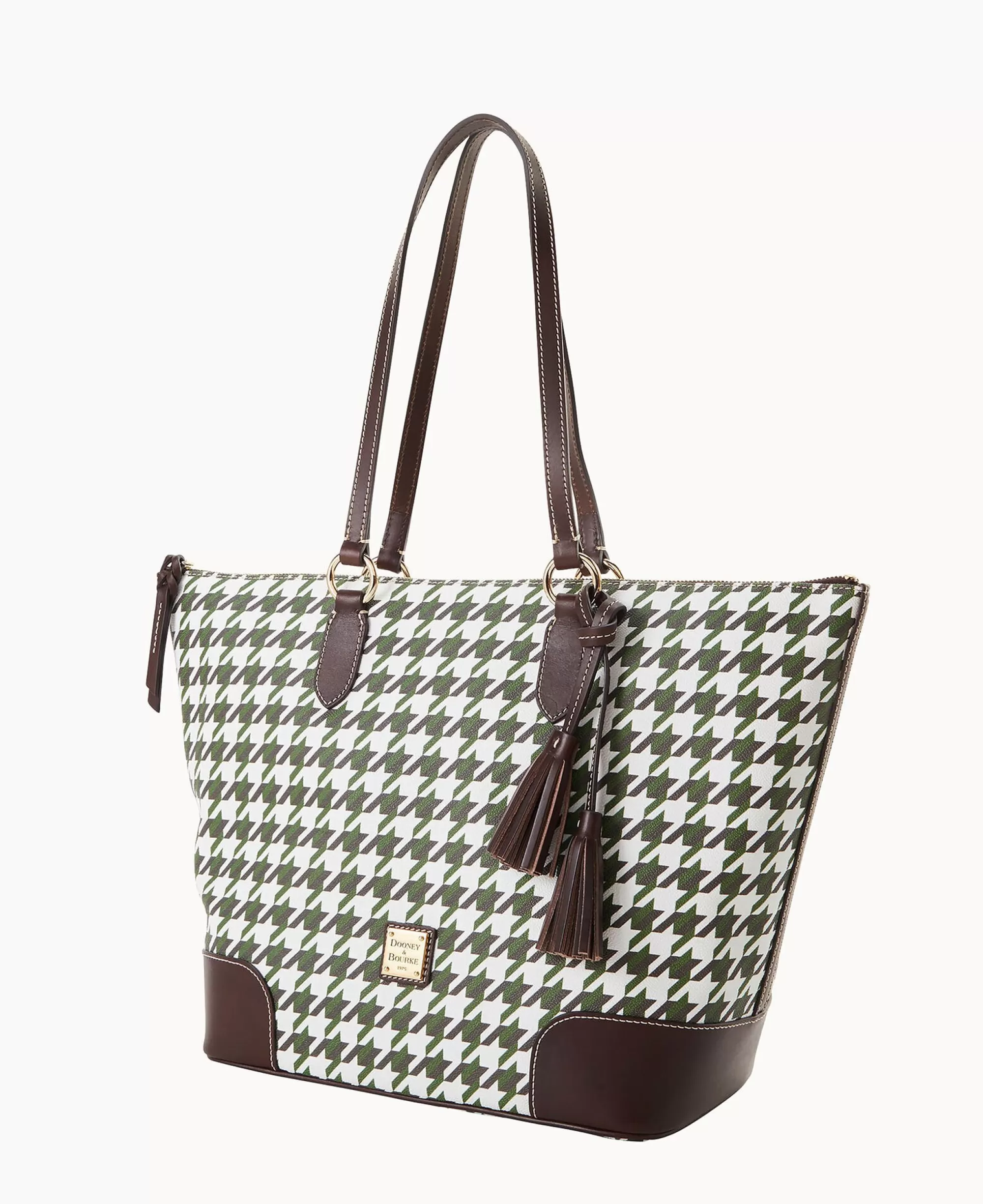 Dooney & Bourke Printed Fabric | Shoulder Bags^Houndstooth Career Tote