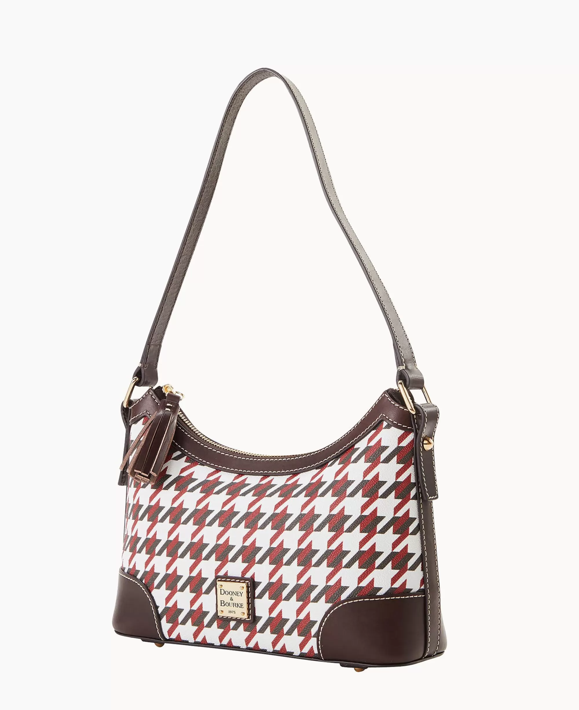 Dooney & Bourke Printed Fabric | Shoulder Bags^Houndstooth Shoulder Bag