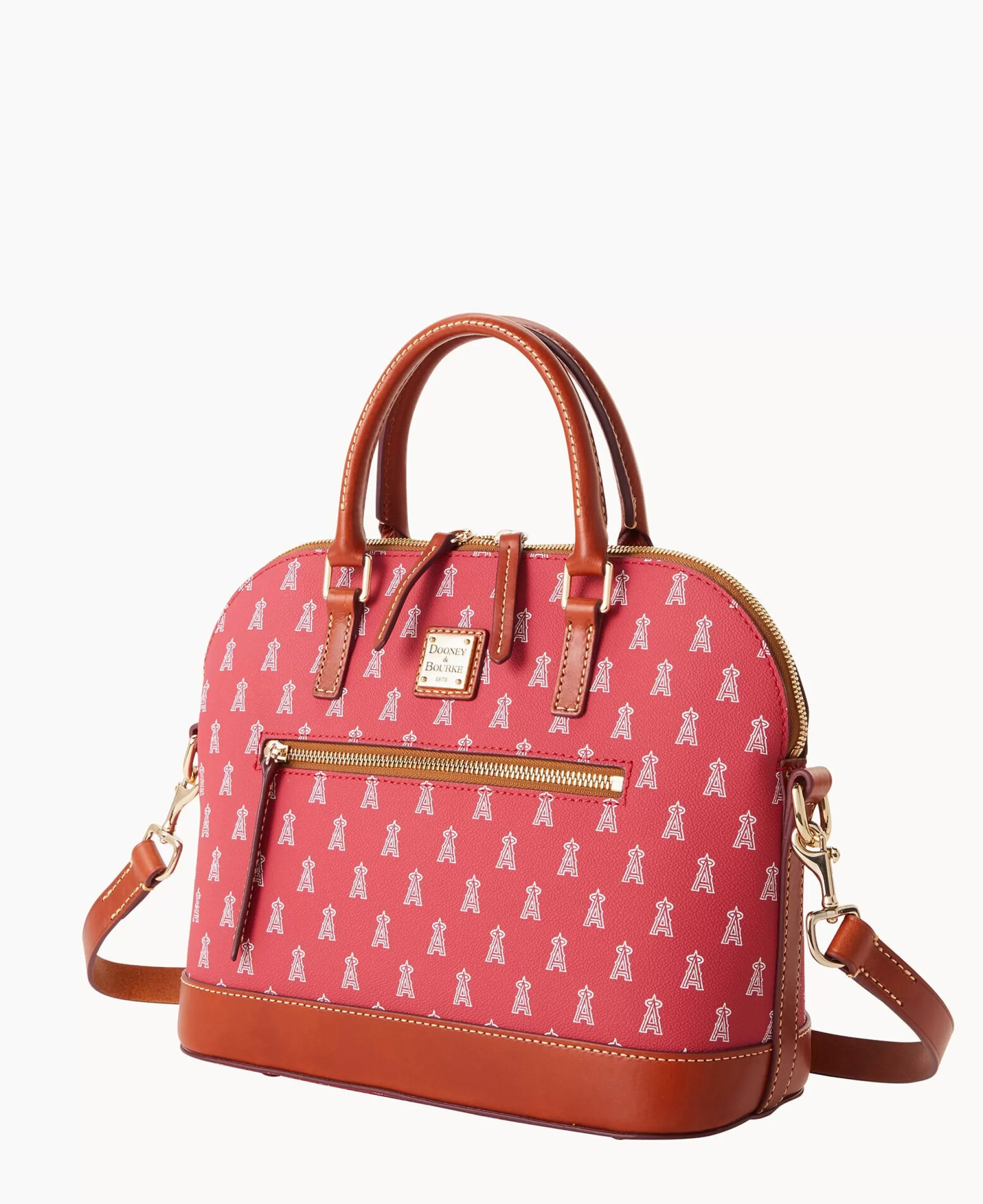 Dooney & Bourke Game Day Ready | Printed Fabric^MLB Domed Zip Satchel