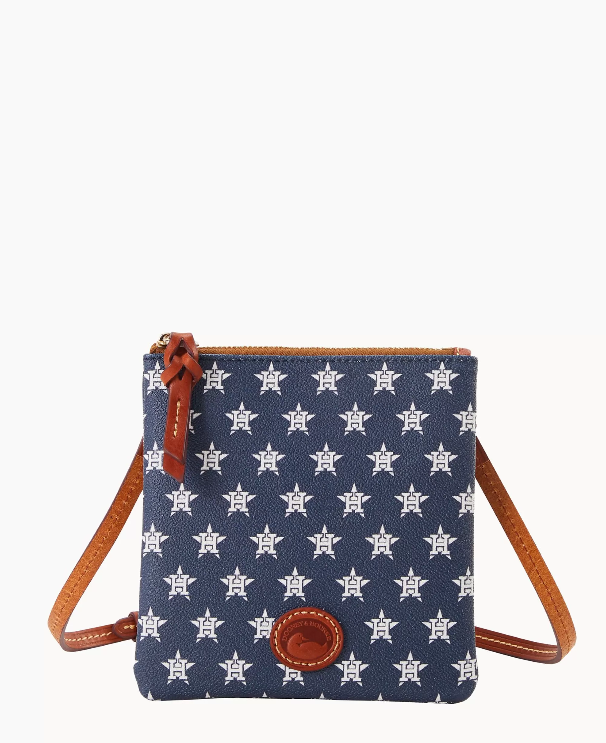 Dooney & Bourke Game Day Ready | Printed Fabric^MLB Small North South Top Zip Crossbody