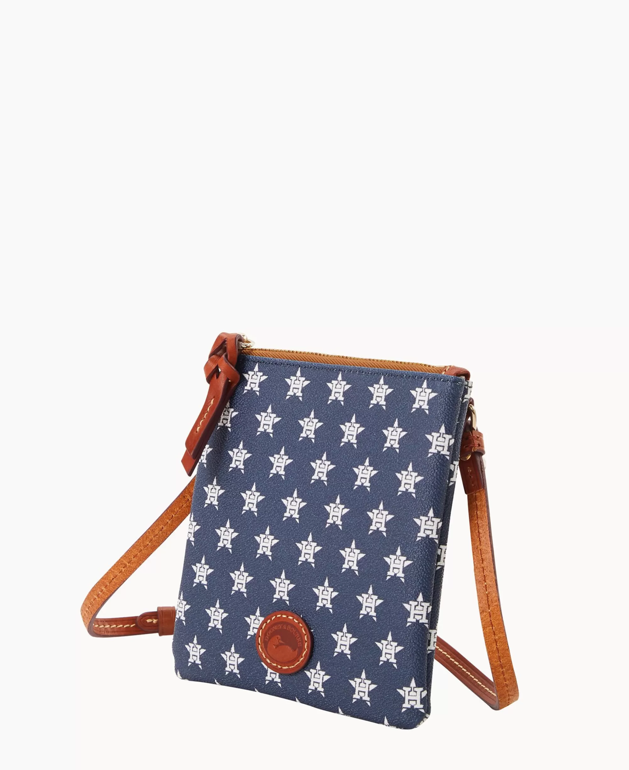 Dooney & Bourke Game Day Ready | Printed Fabric^MLB Small North South Top Zip Crossbody