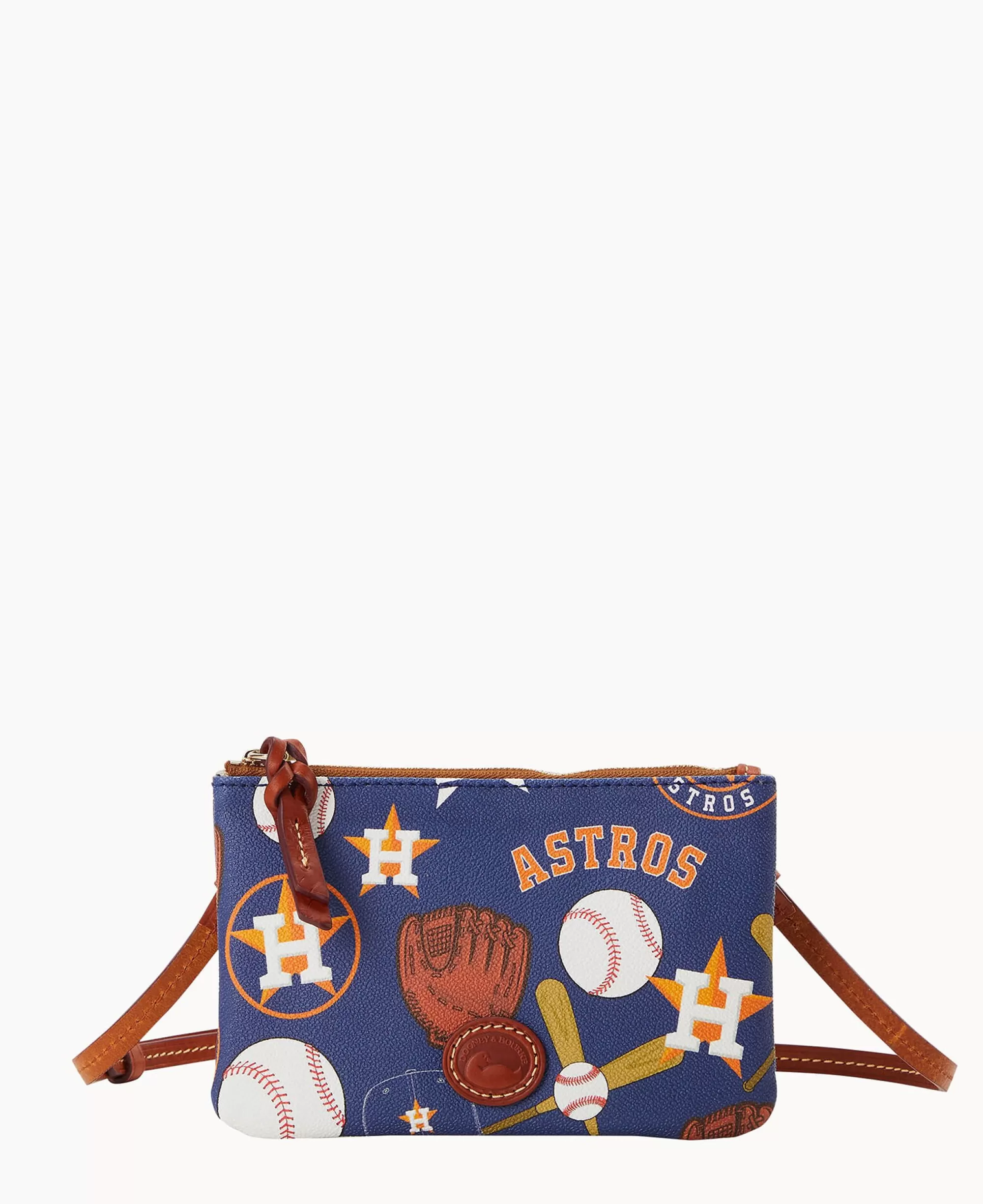 Dooney & Bourke Game Day Ready | Printed Fabric^MLB Top Zip Crossbody