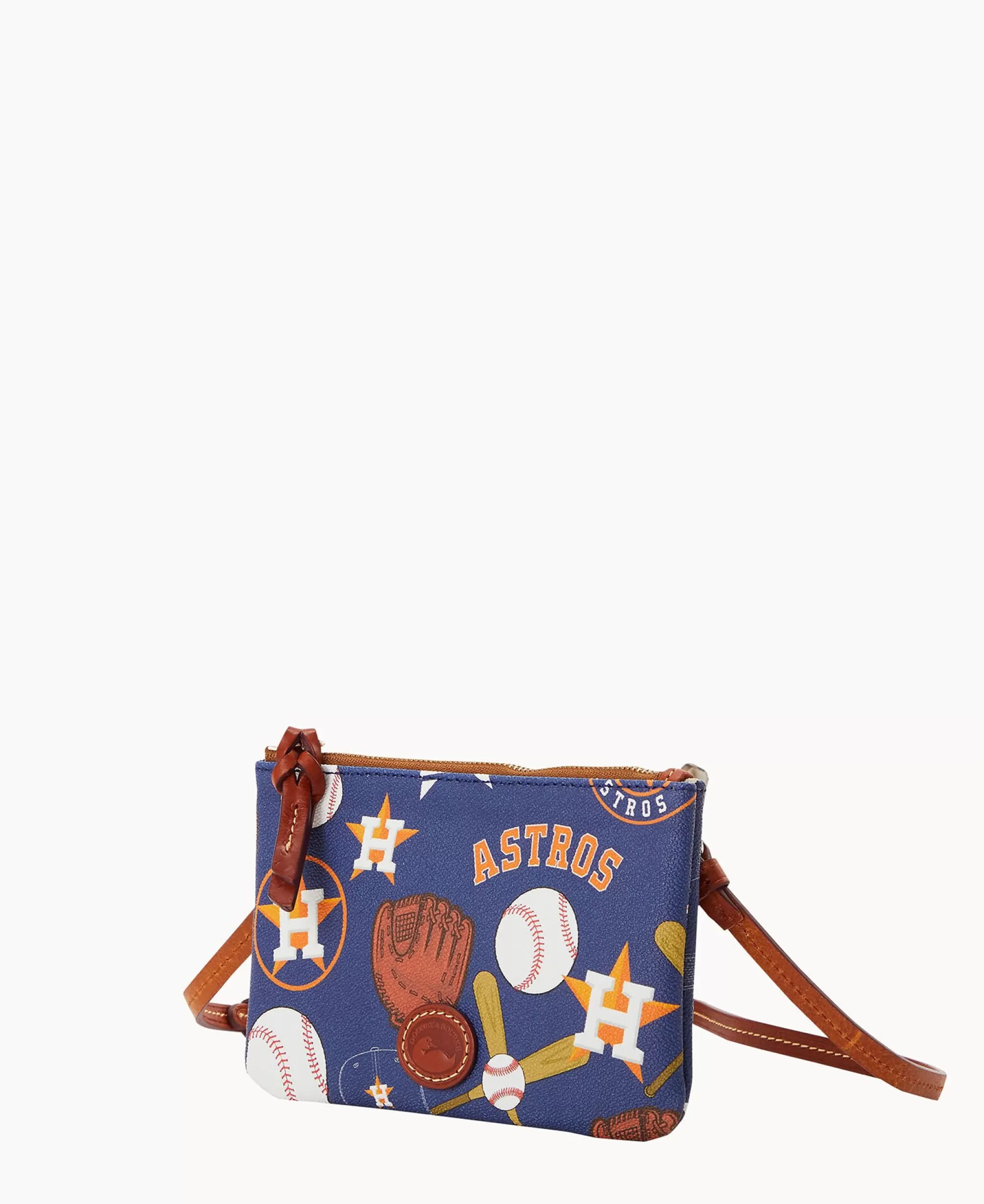 Dooney & Bourke Game Day Ready | Printed Fabric^MLB Top Zip Crossbody