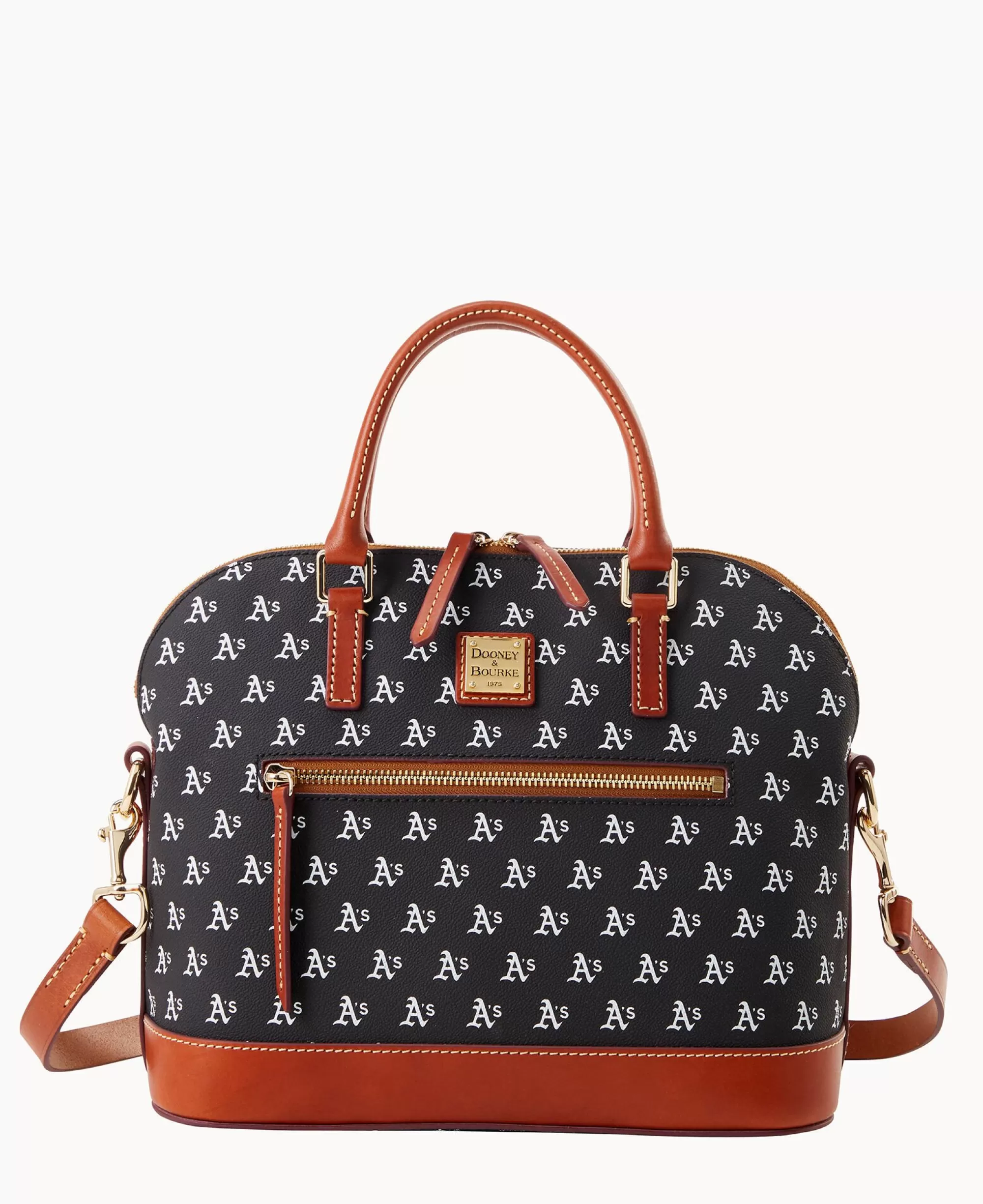 Dooney & Bourke Game Day Ready | Printed Fabric^MLB Domed Zip Satchel