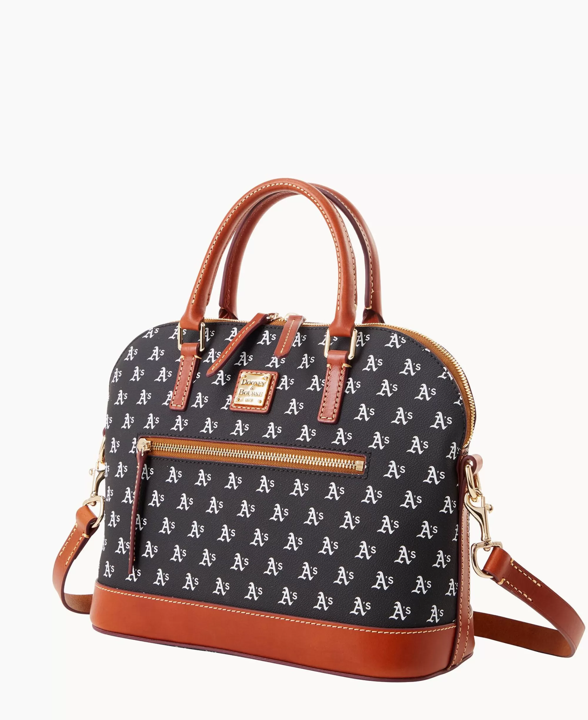 Dooney & Bourke Game Day Ready | Printed Fabric^MLB Domed Zip Satchel