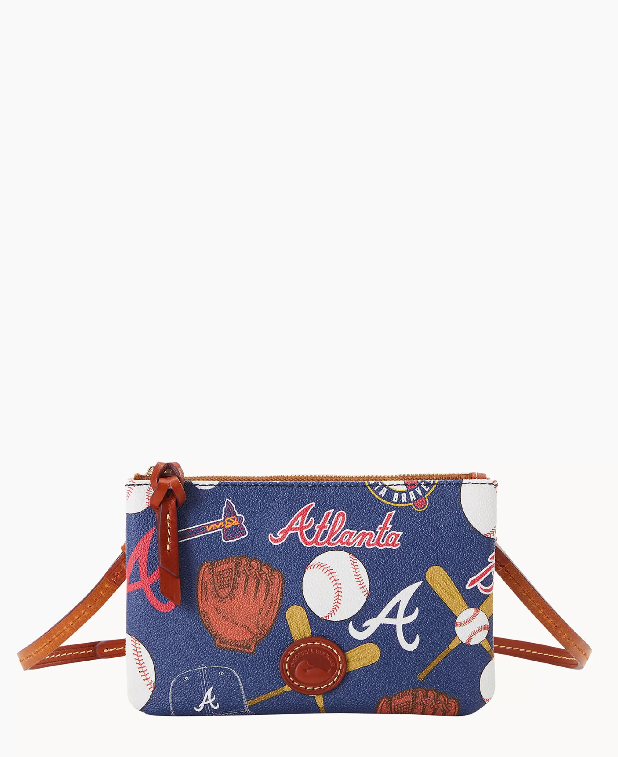 Dooney & Bourke Game Day Ready | Printed Fabric^MLB Top Zip Crossbody