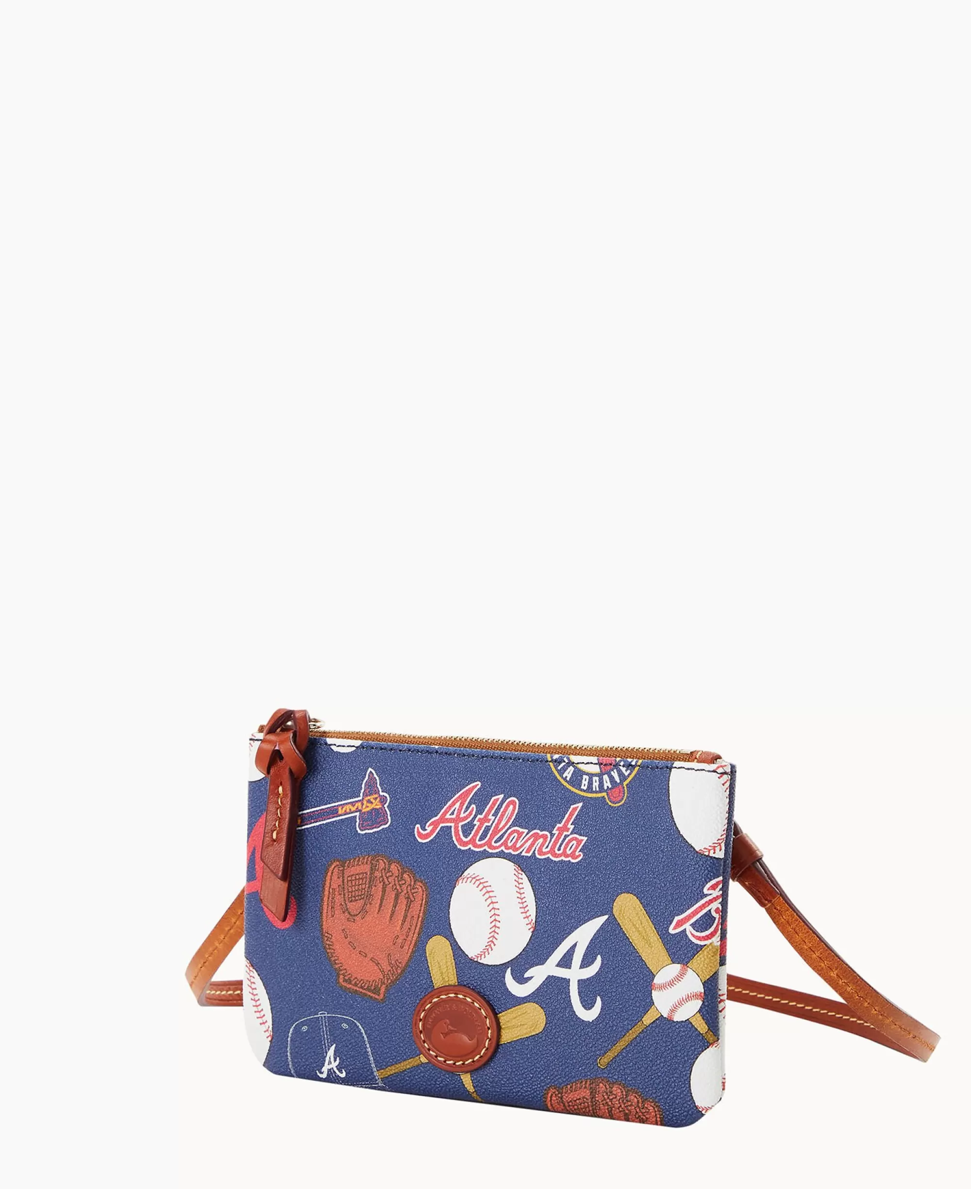 Dooney & Bourke Game Day Ready | Printed Fabric^MLB Top Zip Crossbody