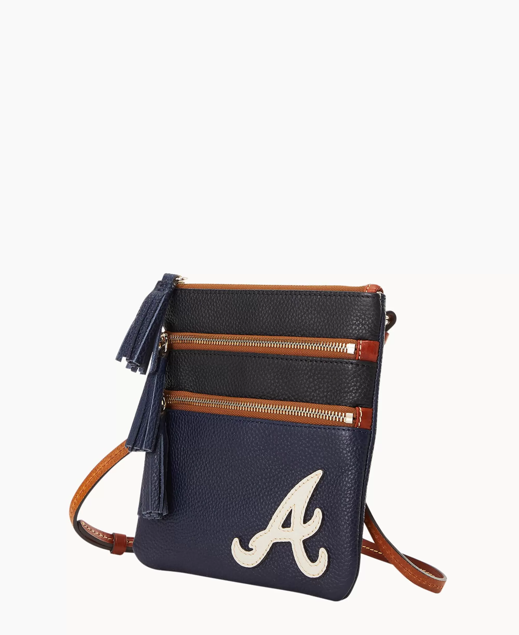 Dooney & Bourke Game Day Ready | Printed Fabric^MLB Triple Zip Crossbody