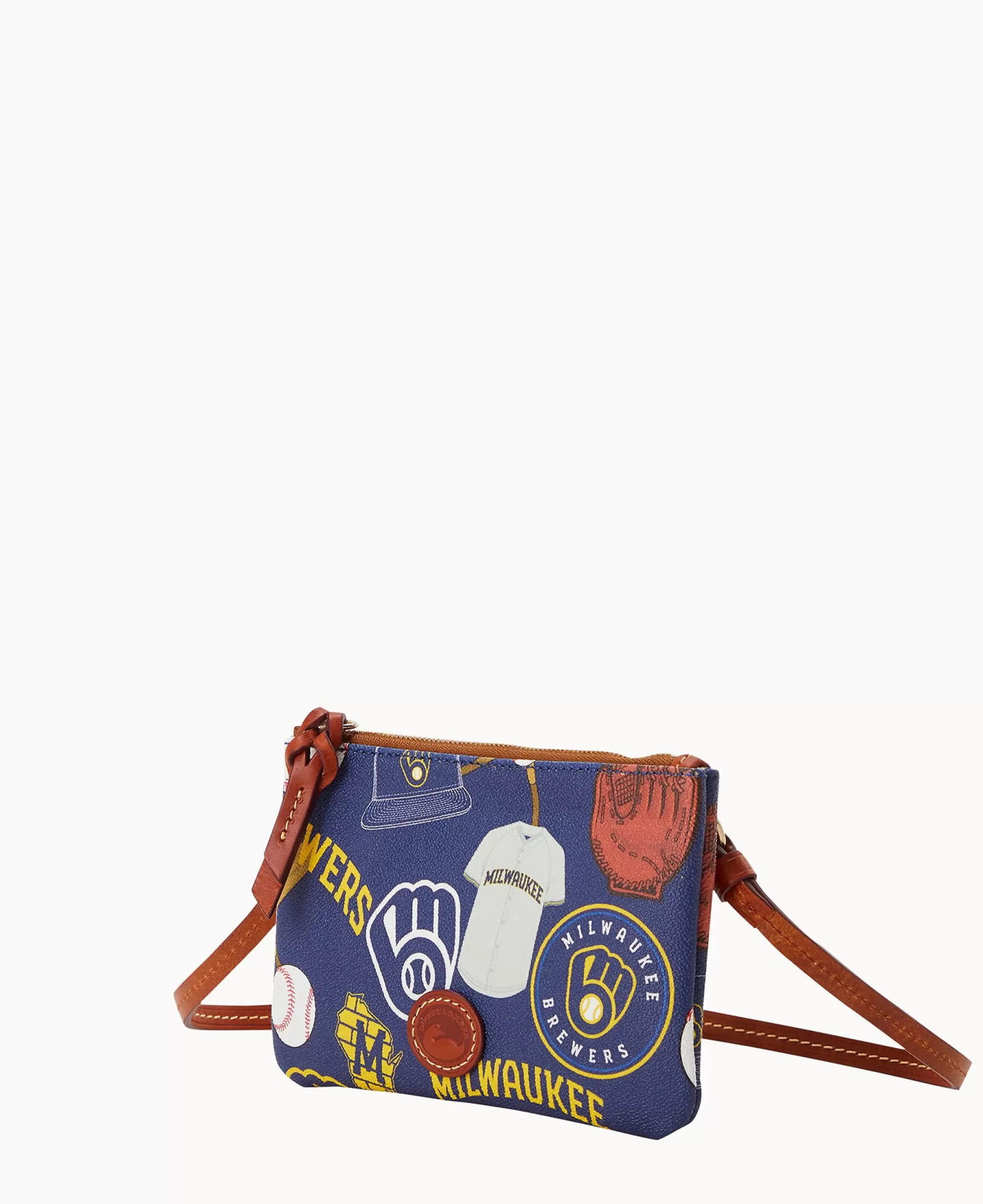 Dooney & Bourke Game Day Ready | Printed Fabric^MLB Top Zip Crossbody