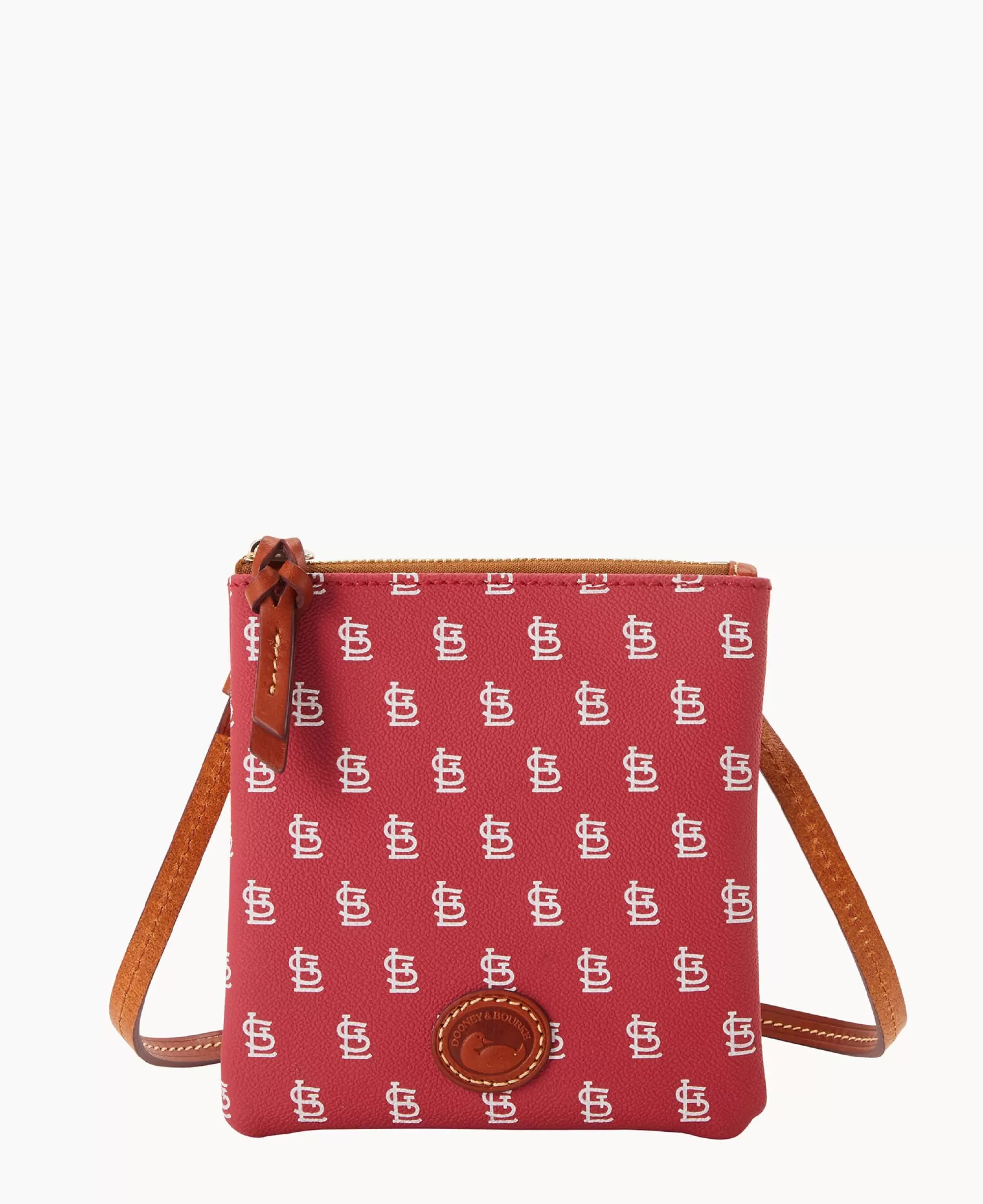 Dooney & Bourke Game Day Ready | Printed Fabric^MLB Small North South Top Zip Crossbody