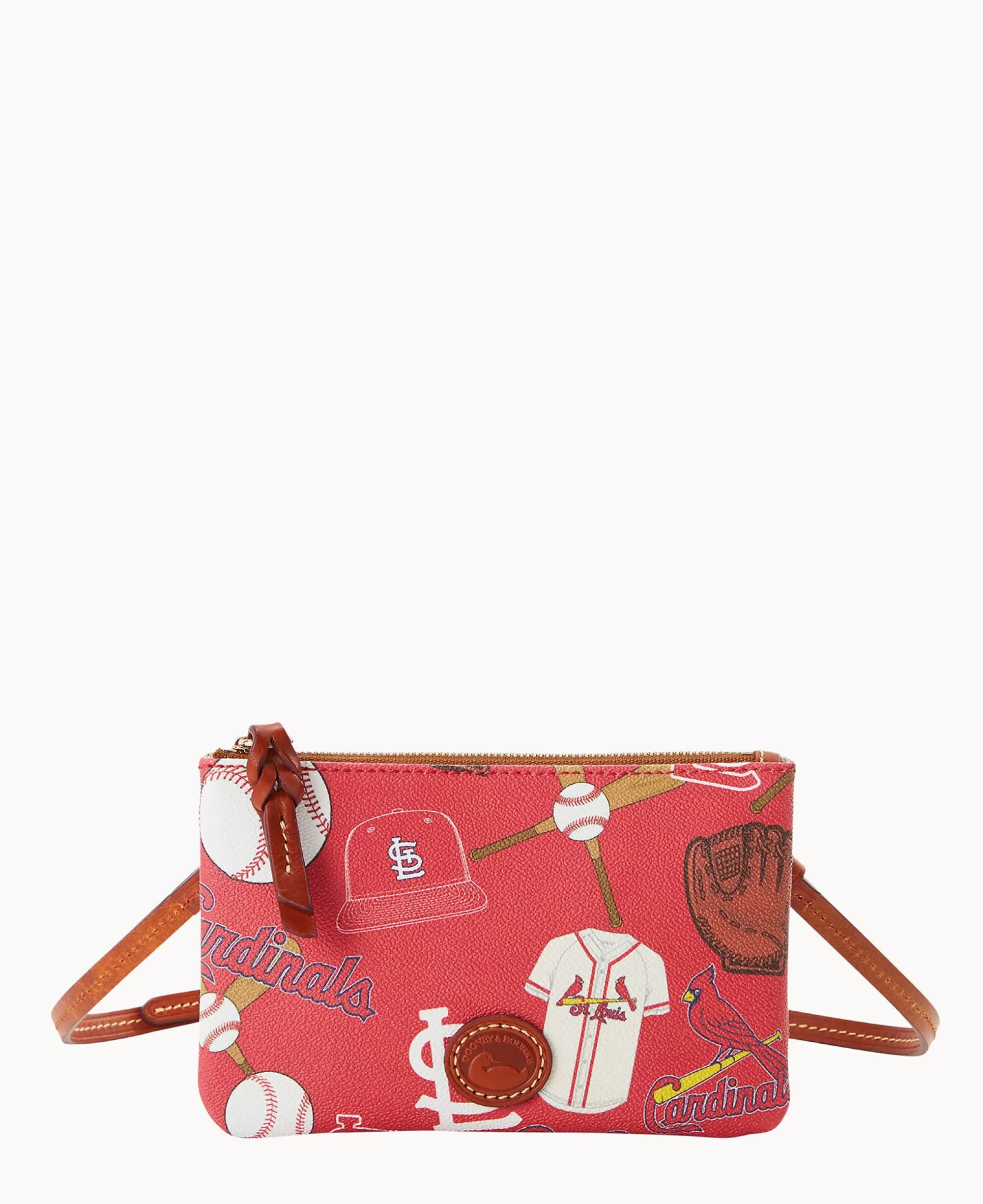 Dooney & Bourke Game Day Ready | Printed Fabric^MLB Top Zip Crossbody