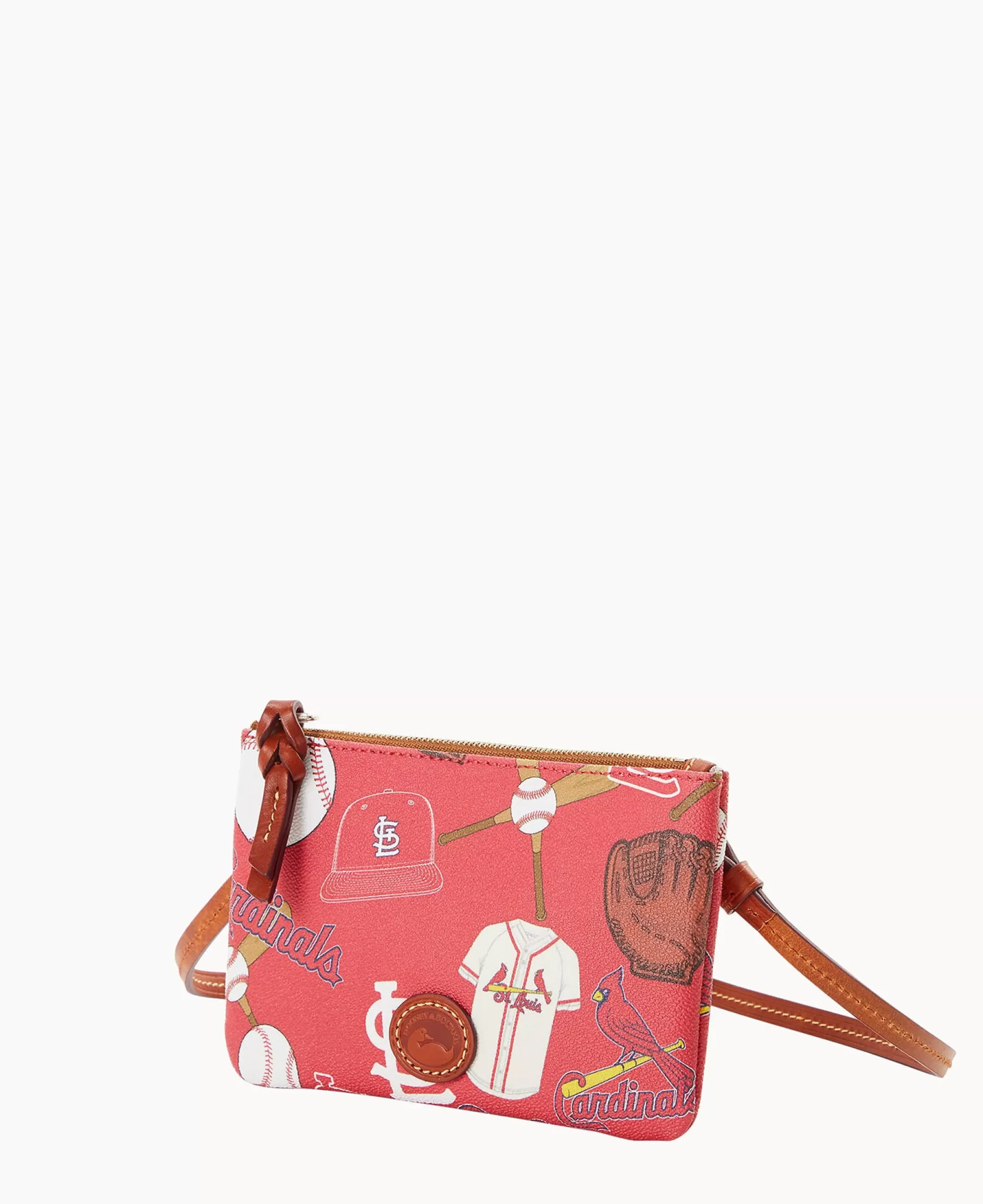 Dooney & Bourke Game Day Ready | Printed Fabric^MLB Top Zip Crossbody