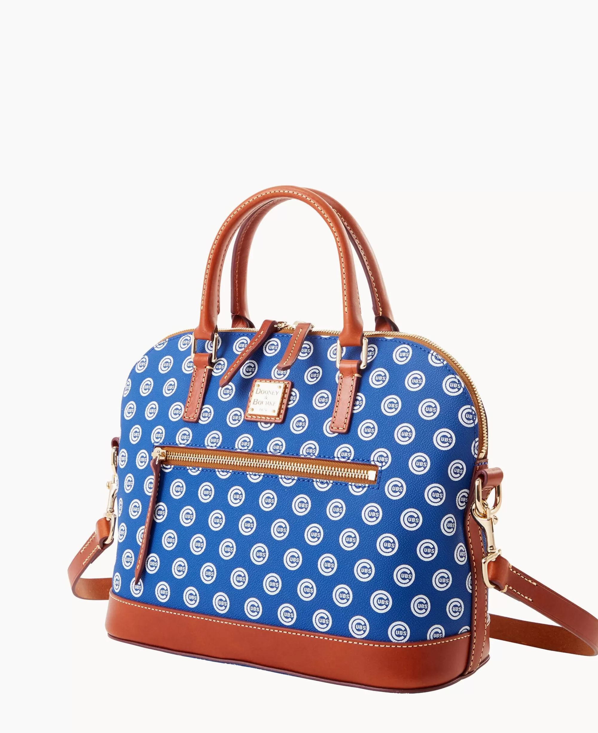 Dooney & Bourke Game Day Ready | Printed Fabric^MLB Domed Zip Satchel