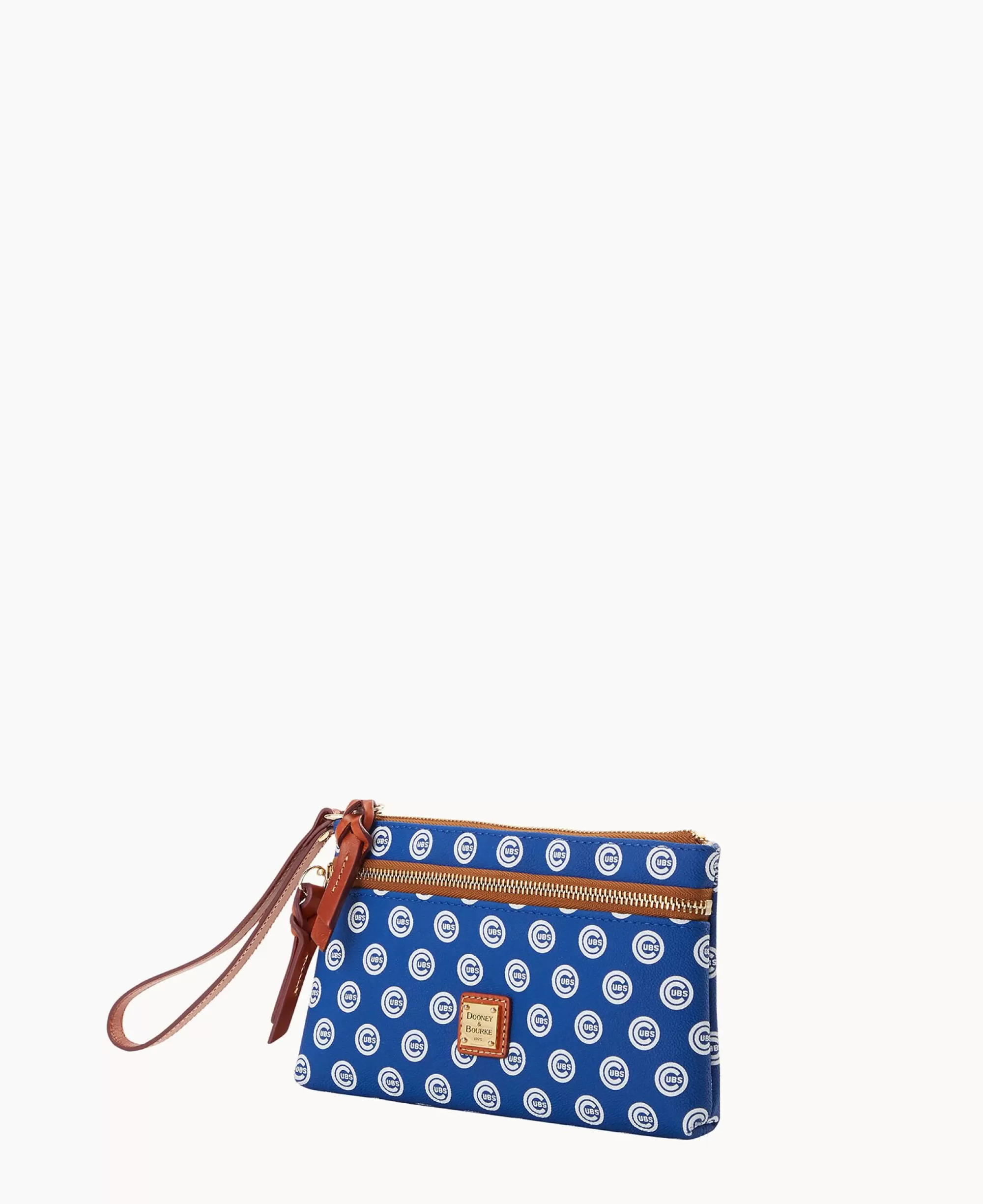 Dooney & Bourke Grab and Go | Wristlets^MLB Cubs Double Zip Wristlet