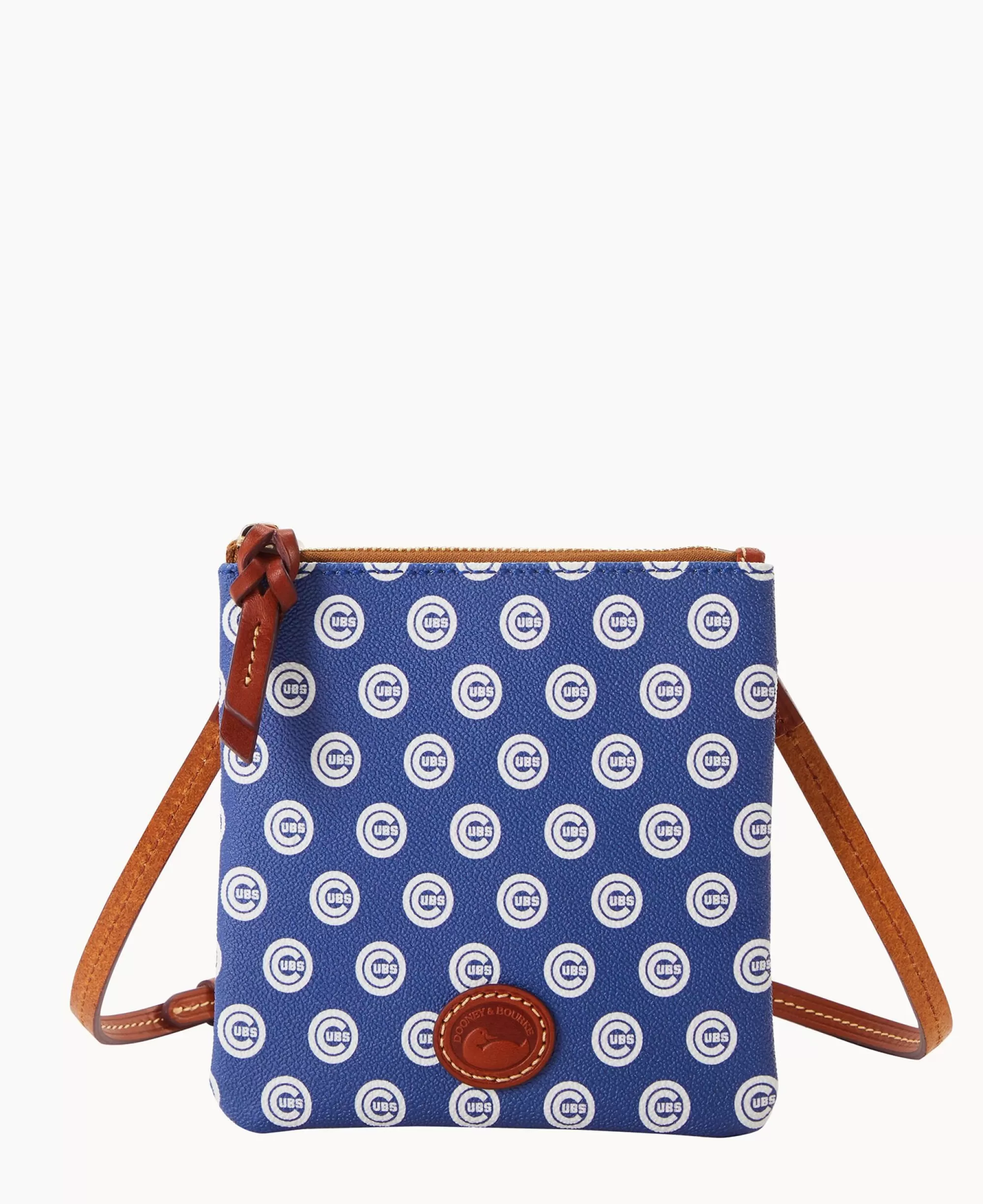 Dooney & Bourke Game Day Ready | Printed Fabric^MLB Small North South Top Zip Crossbody