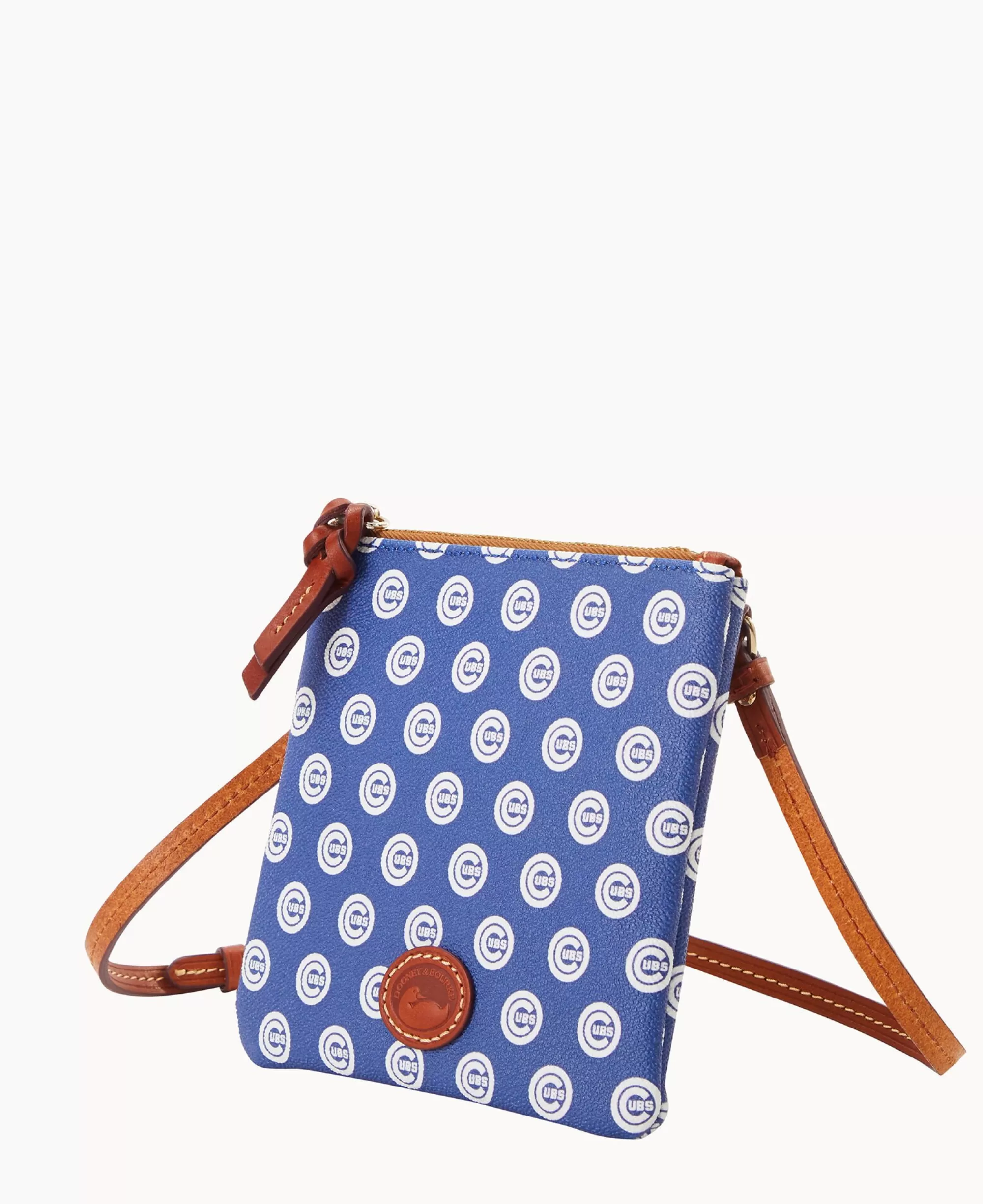 Dooney & Bourke Game Day Ready | Printed Fabric^MLB Small North South Top Zip Crossbody