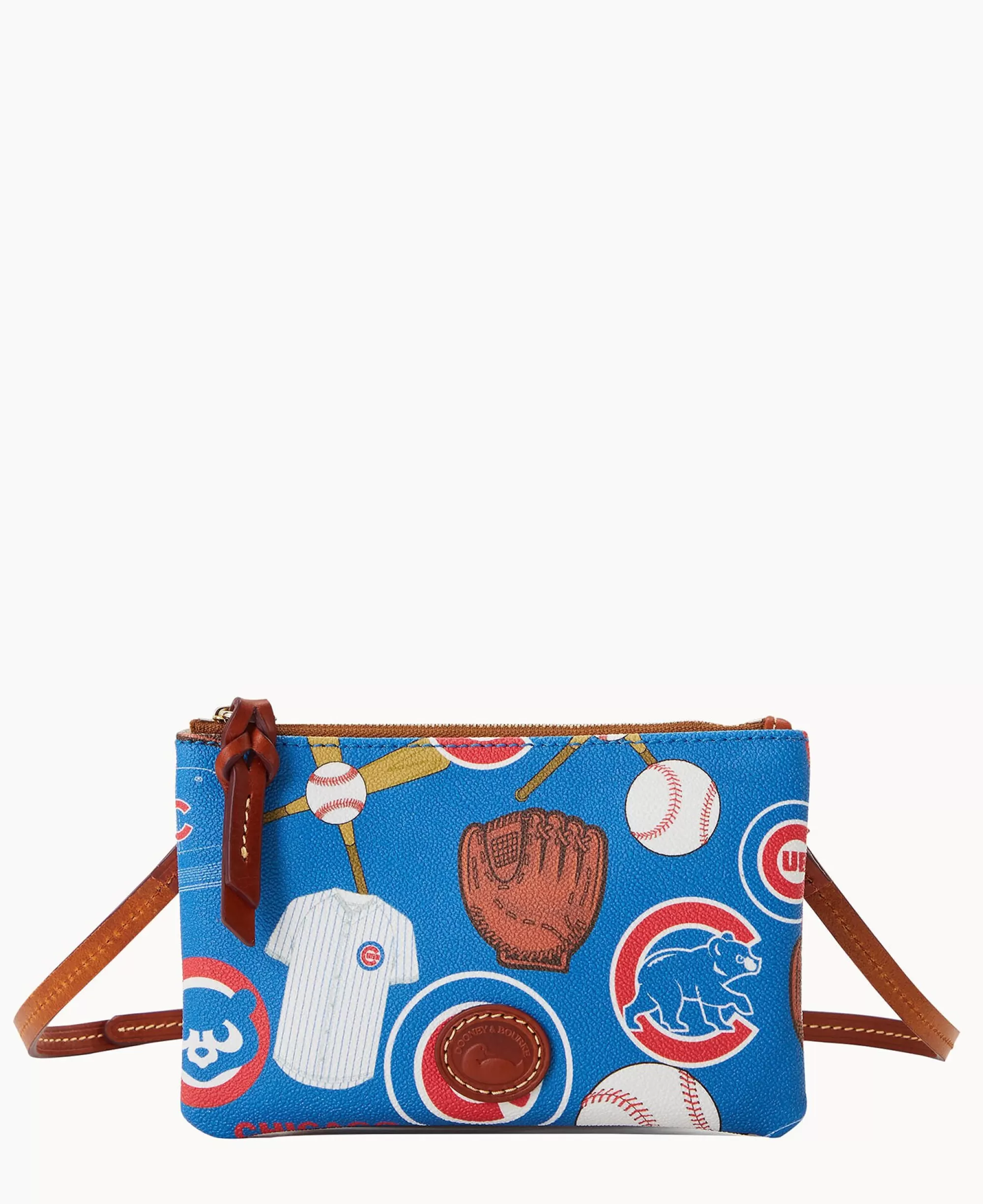 Dooney & Bourke Game Day Ready | Printed Fabric^MLB Top Zip Crossbody