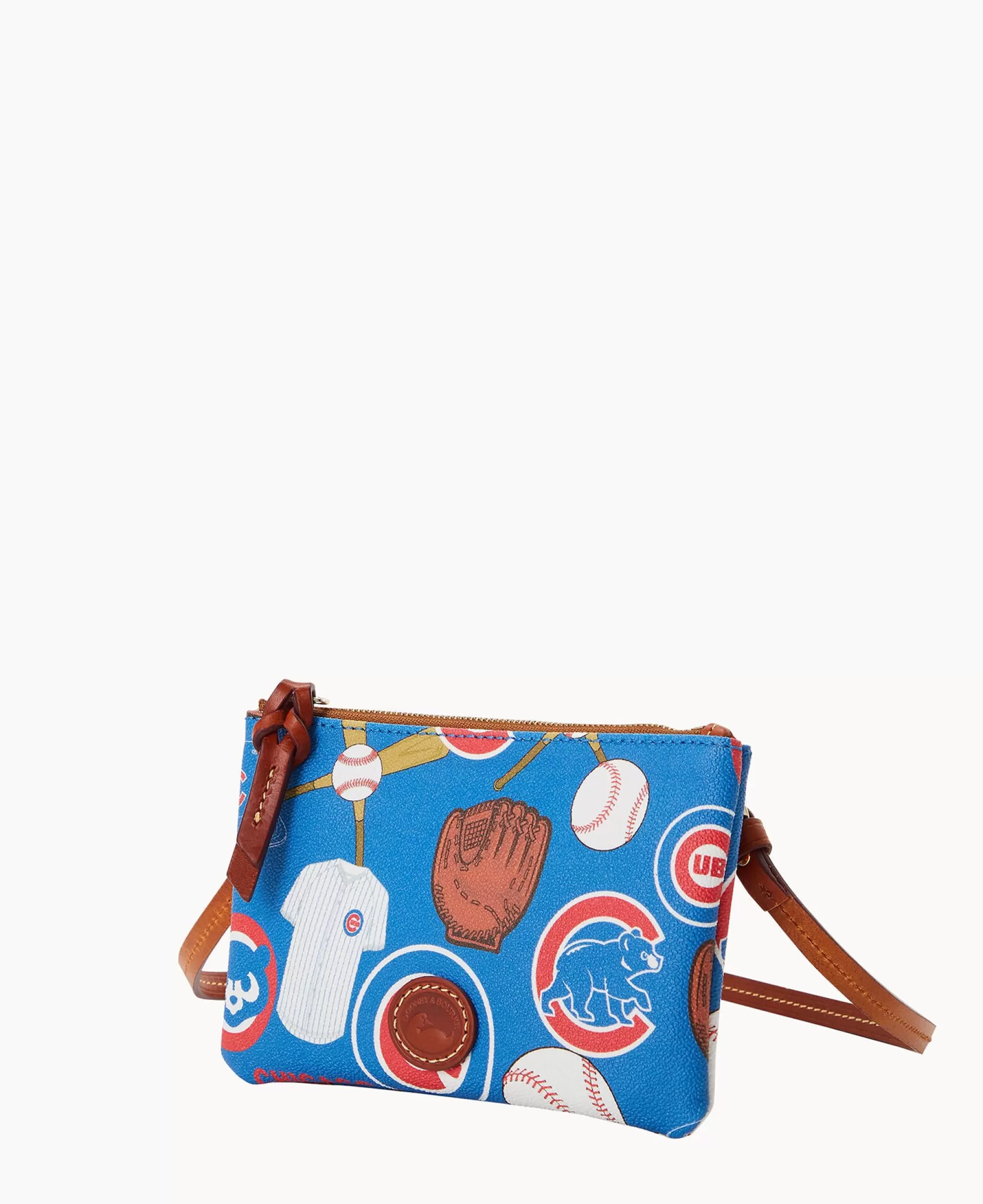 Dooney & Bourke Game Day Ready | Printed Fabric^MLB Top Zip Crossbody