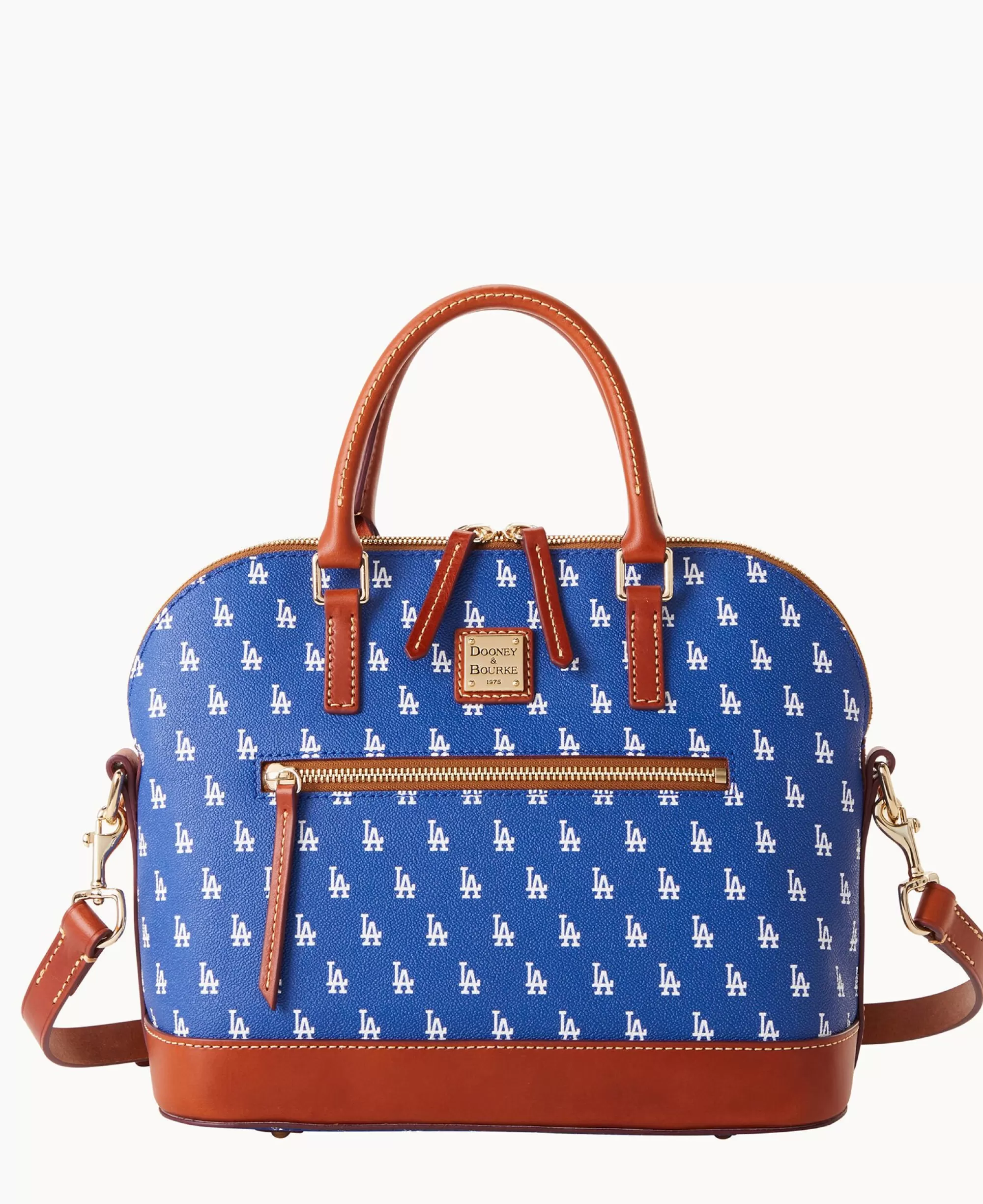 Dooney & Bourke Game Day Ready | Printed Fabric^MLB Domed Zip Satchel