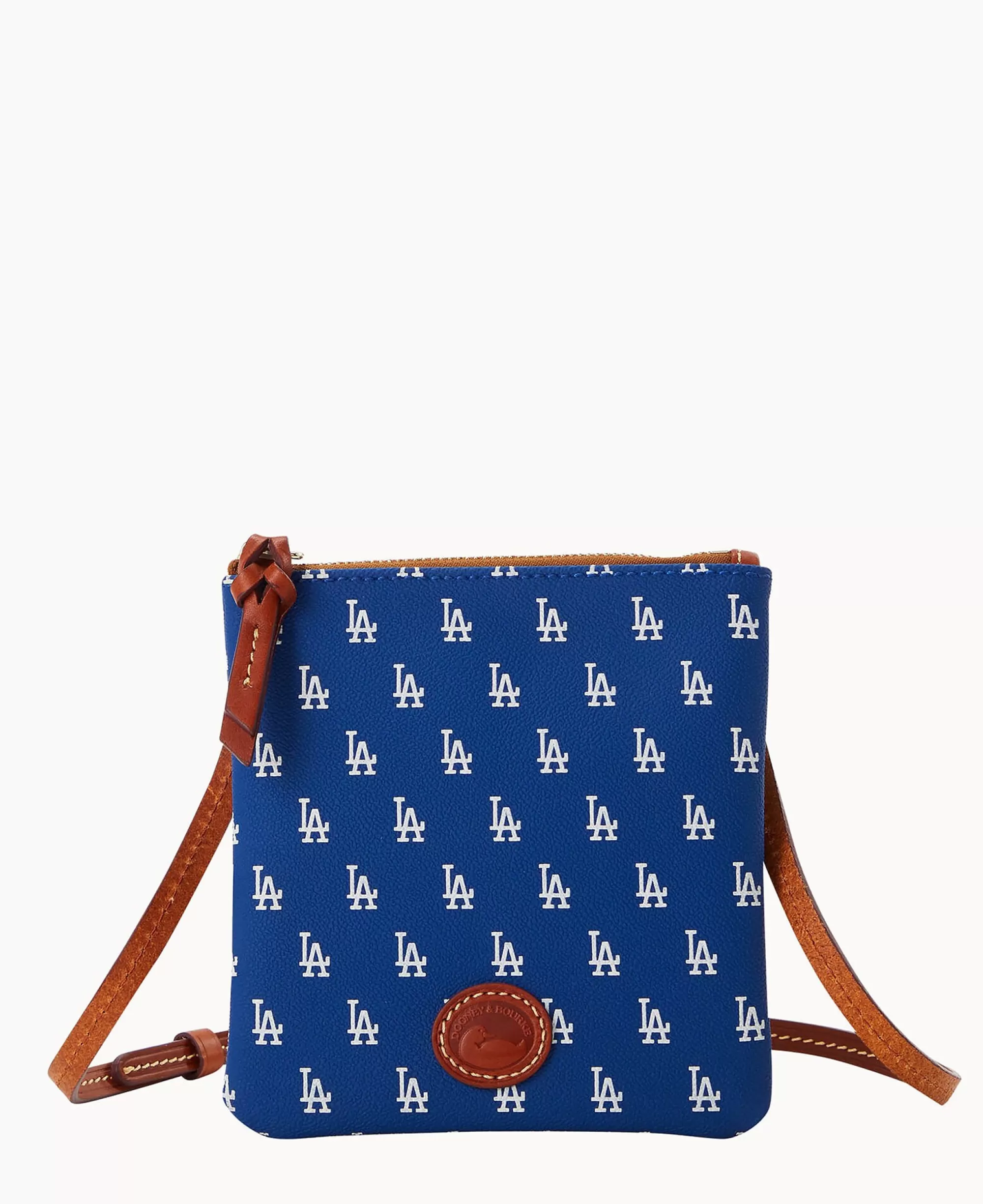 Dooney & Bourke Game Day Ready | Printed Fabric^MLB Small North South Top Zip Crossbody