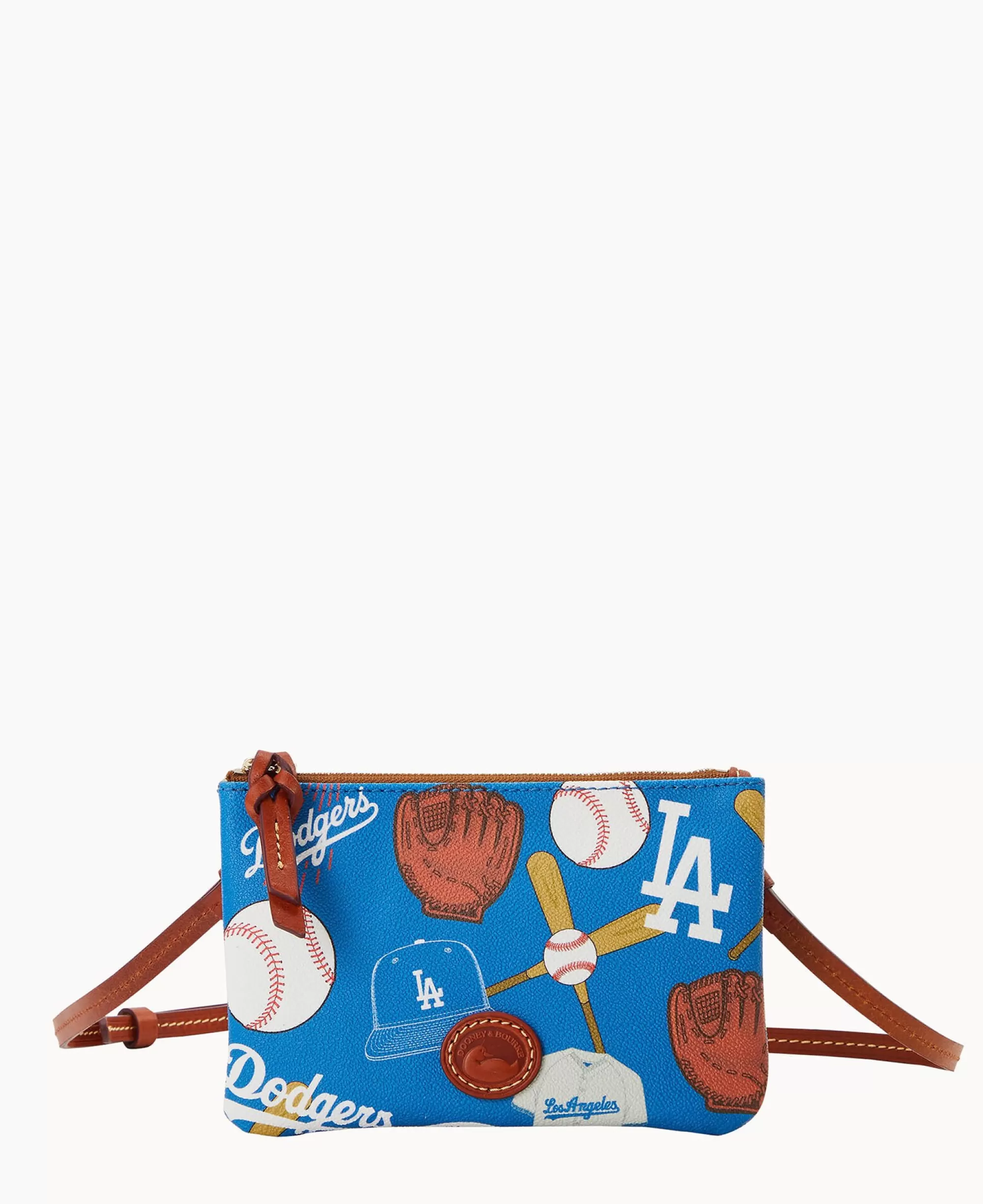 Dooney & Bourke Game Day Ready | Printed Fabric^MLB Top Zip Crossbody