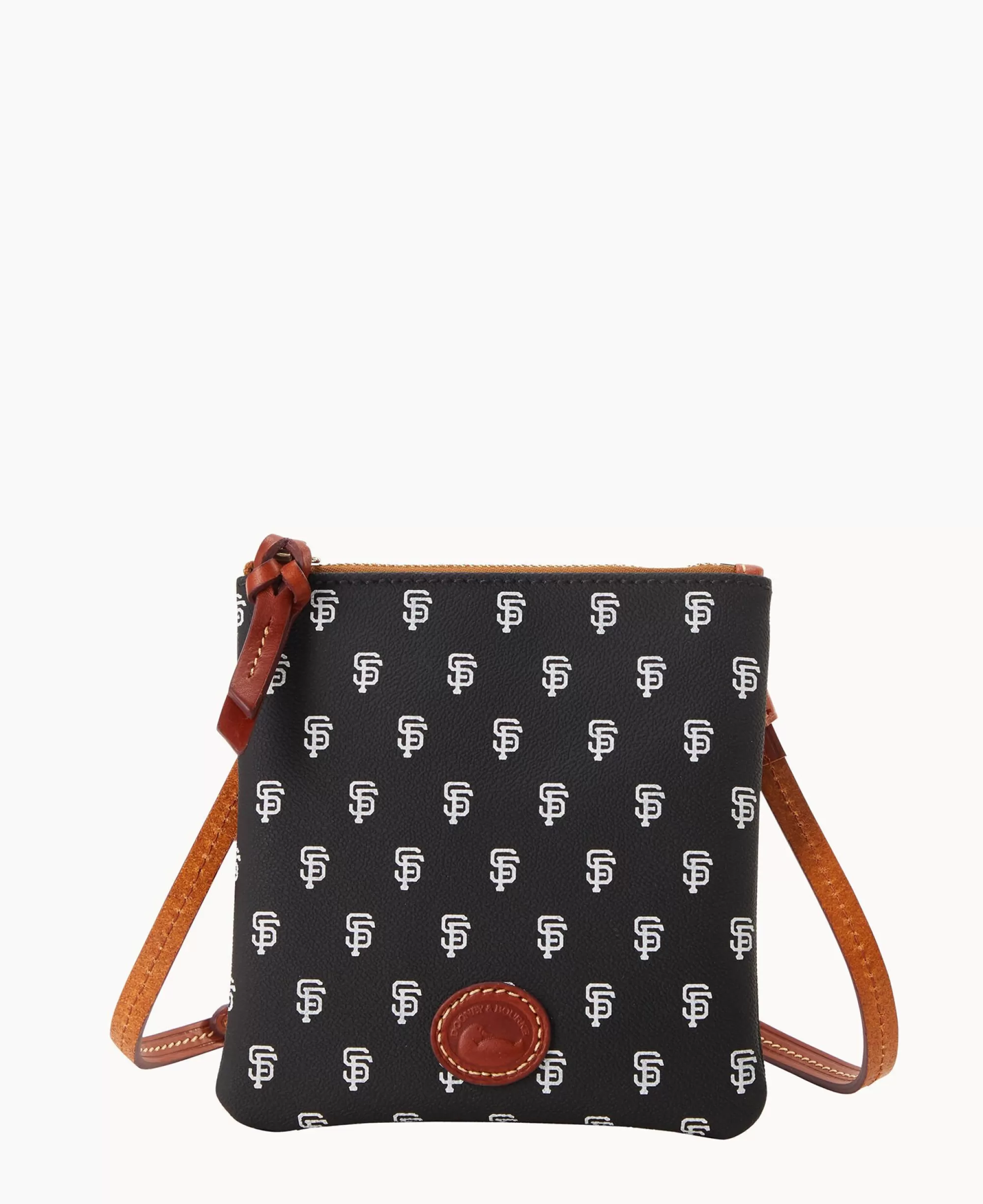 Dooney & Bourke Game Day Ready | Printed Fabric^MLB Small North South Top Zip Crossbody