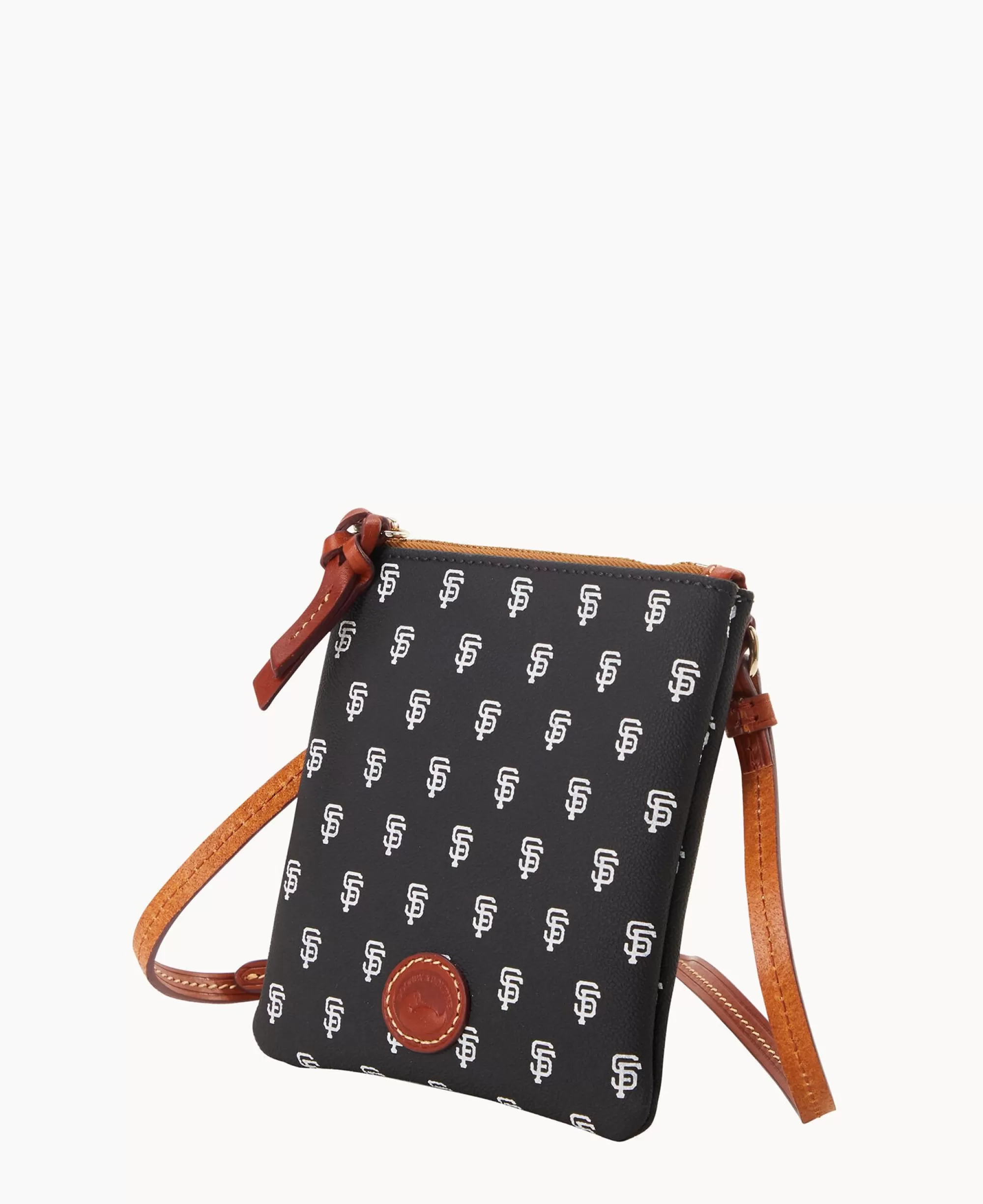 Dooney & Bourke Game Day Ready | Printed Fabric^MLB Small North South Top Zip Crossbody