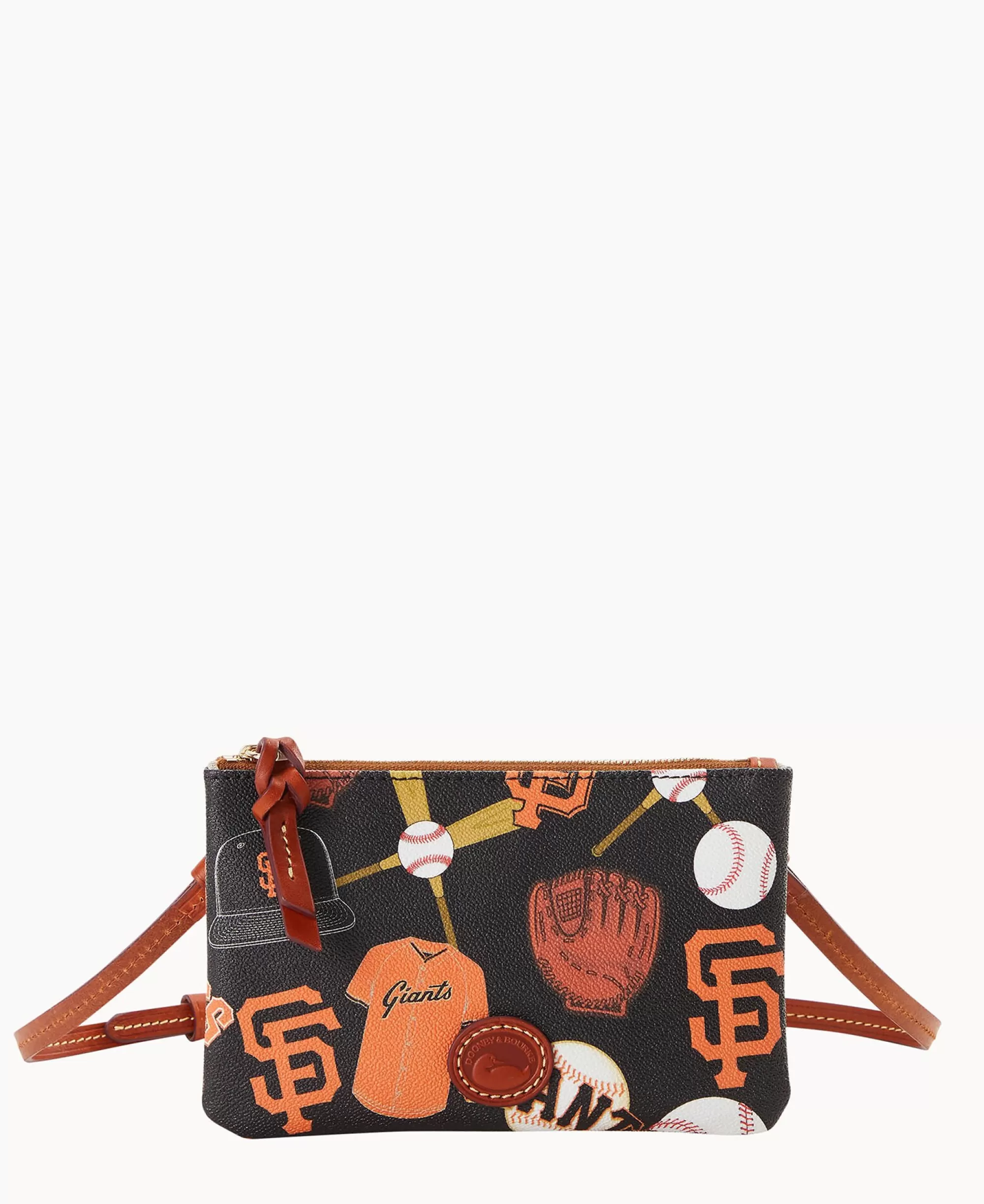 Dooney & Bourke Game Day Ready | Printed Fabric^MLB Top Zip Crossbody