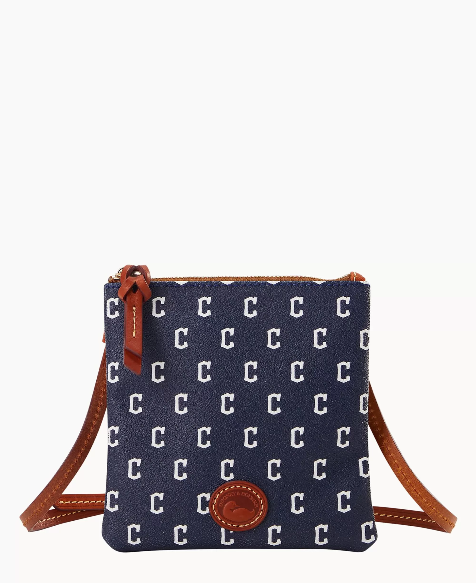 Dooney & Bourke Game Day Ready | Printed Fabric^MLB Small North South Top Zip Crossbody