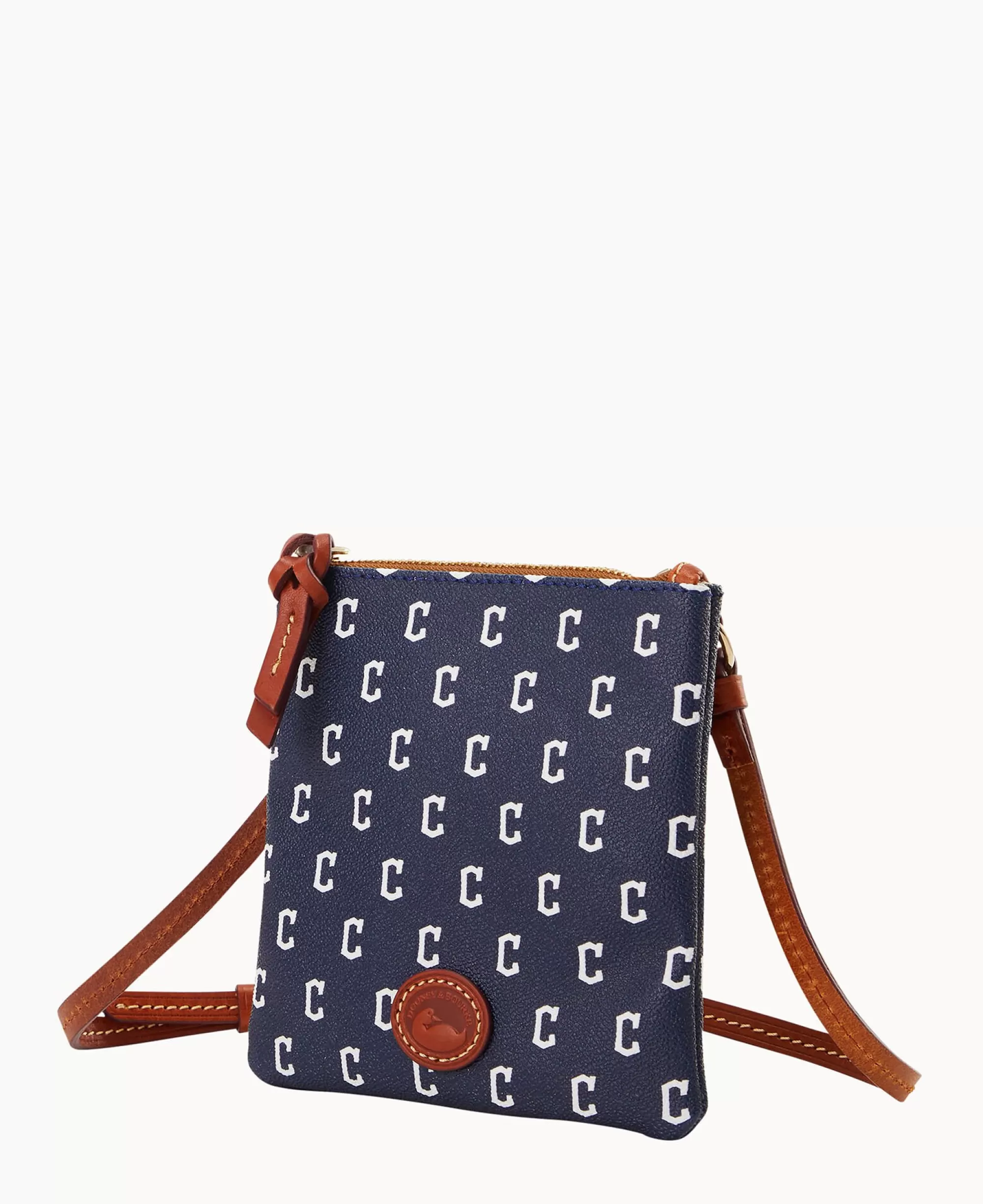 Dooney & Bourke Game Day Ready | Printed Fabric^MLB Small North South Top Zip Crossbody