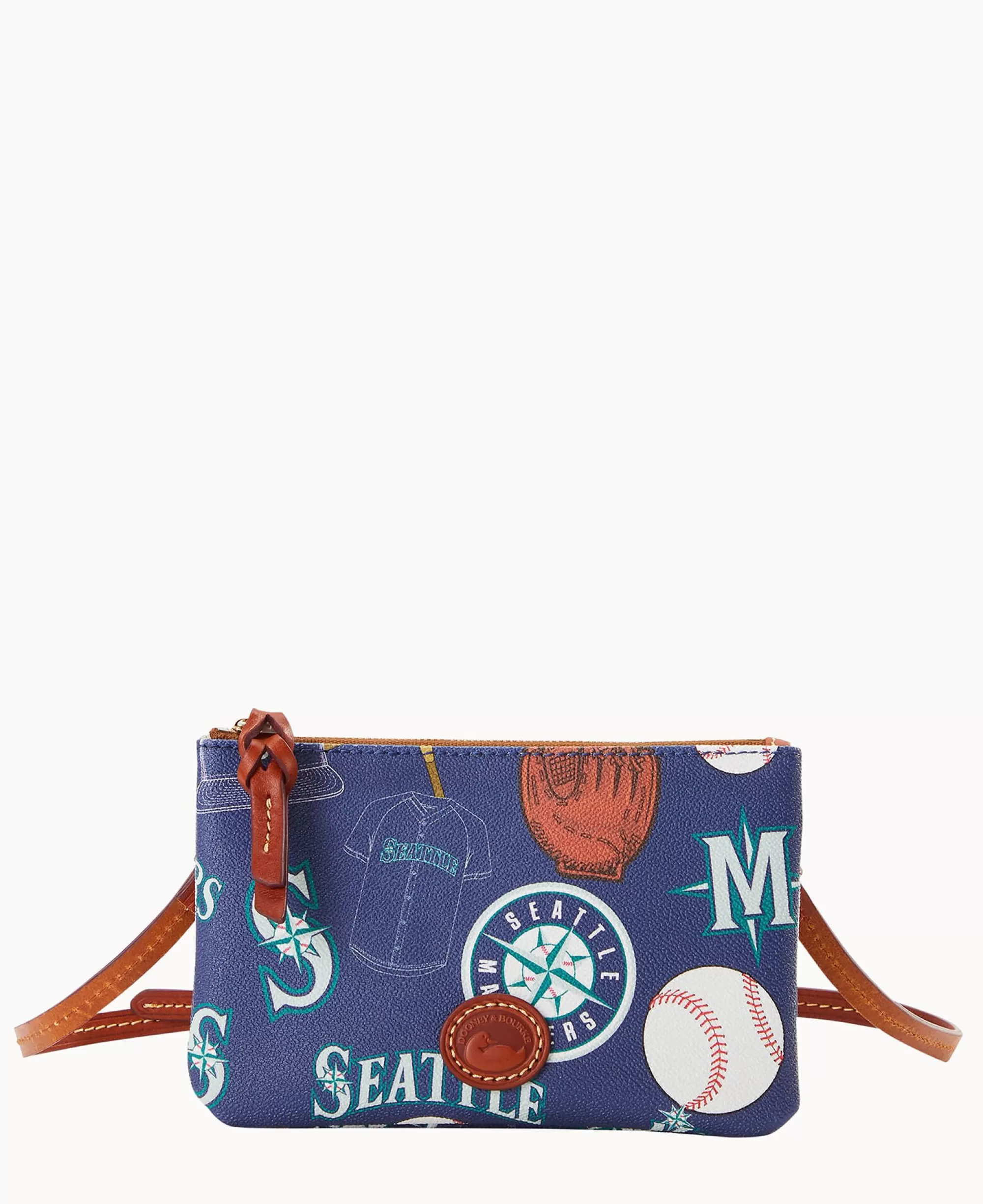 Dooney & Bourke Game Day Ready | Printed Fabric^MLB Top Zip Crossbody