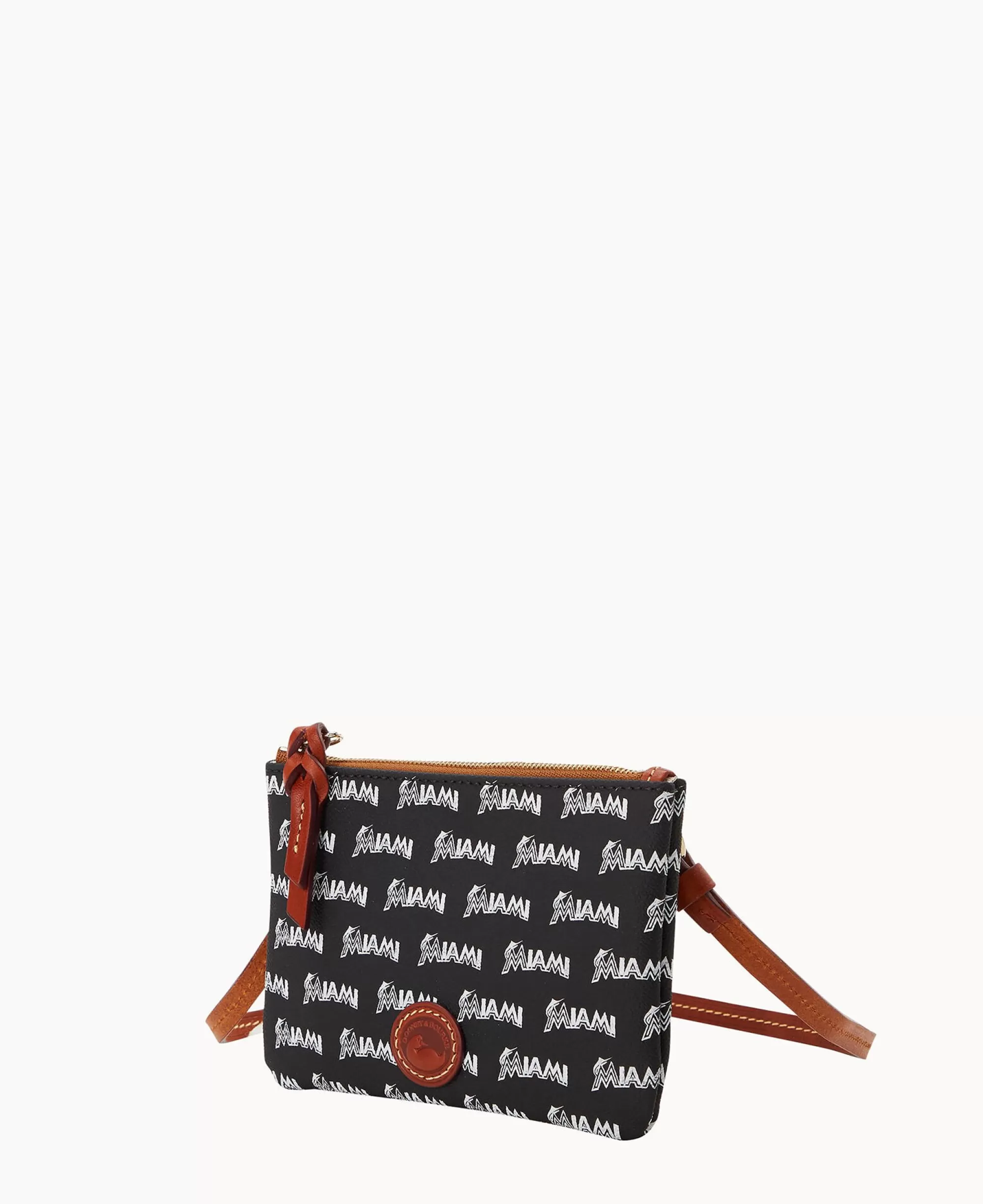 Dooney & Bourke Game Day Ready | Printed Fabric^MLB Top Zip Crossbody