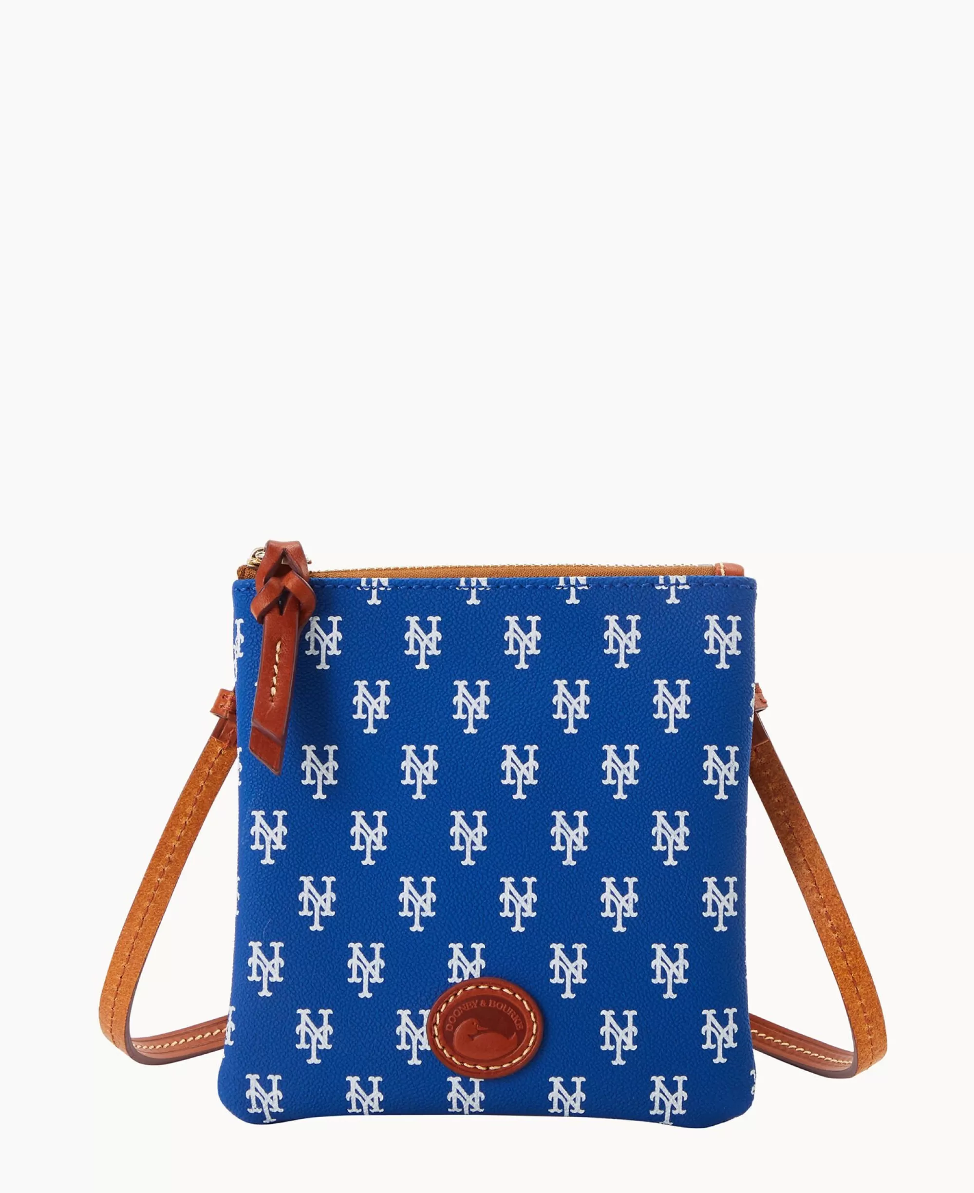 Dooney & Bourke Game Day Ready | Printed Fabric^MLB Small North South Top Zip Crossbody