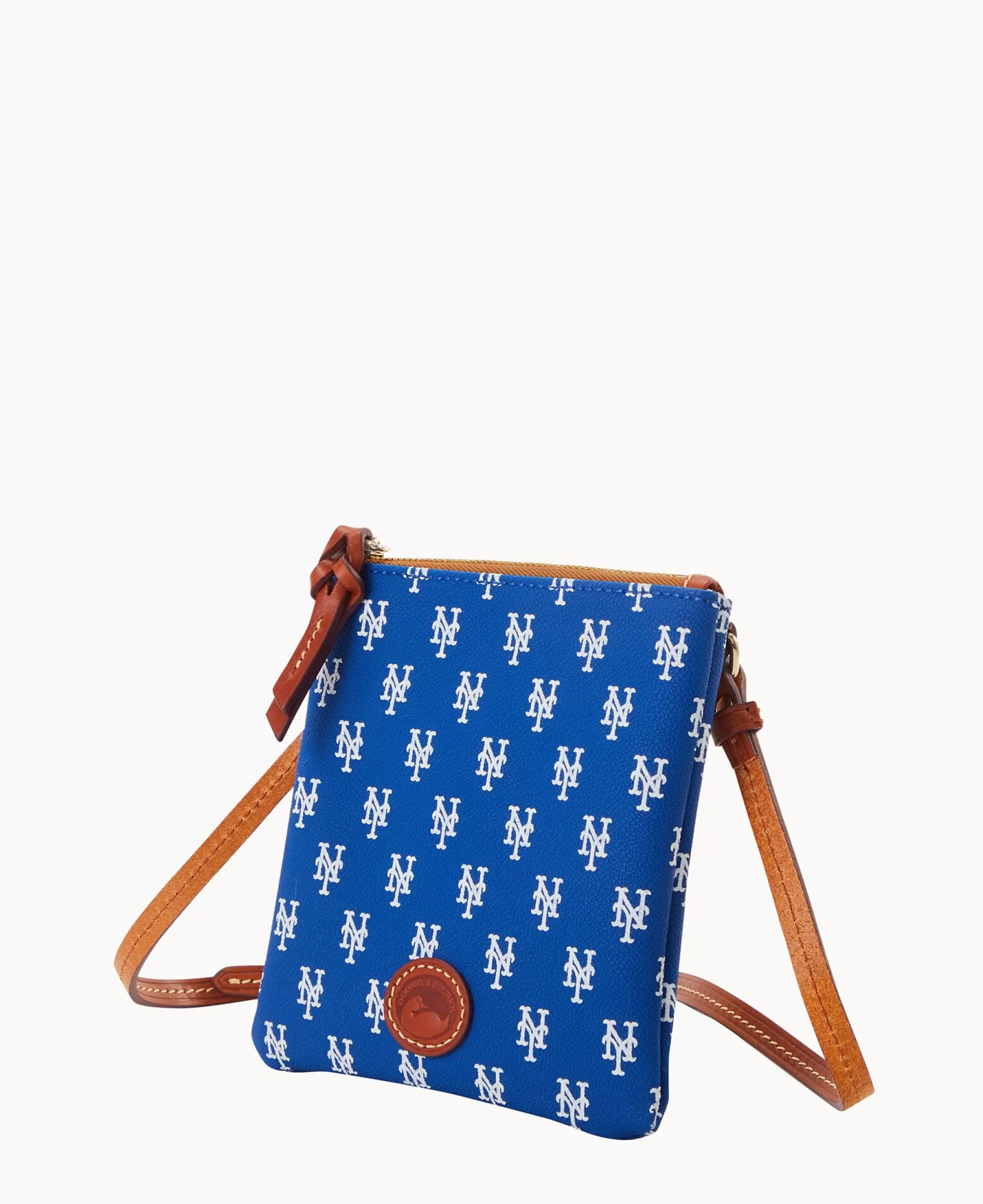 Dooney & Bourke Game Day Ready | Printed Fabric^MLB Small North South Top Zip Crossbody