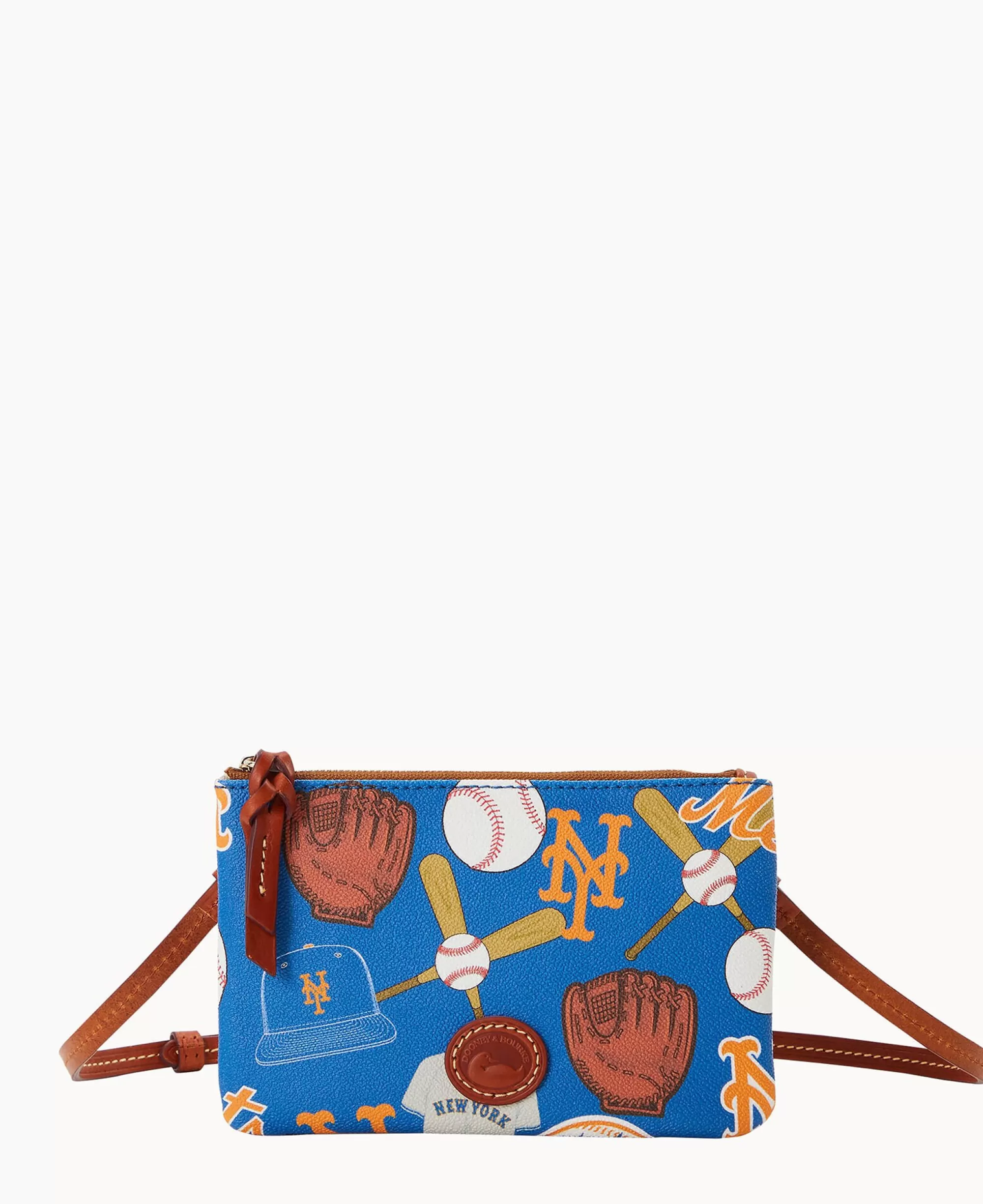 Dooney & Bourke Game Day Ready | Printed Fabric^MLB Top Zip Crossbody