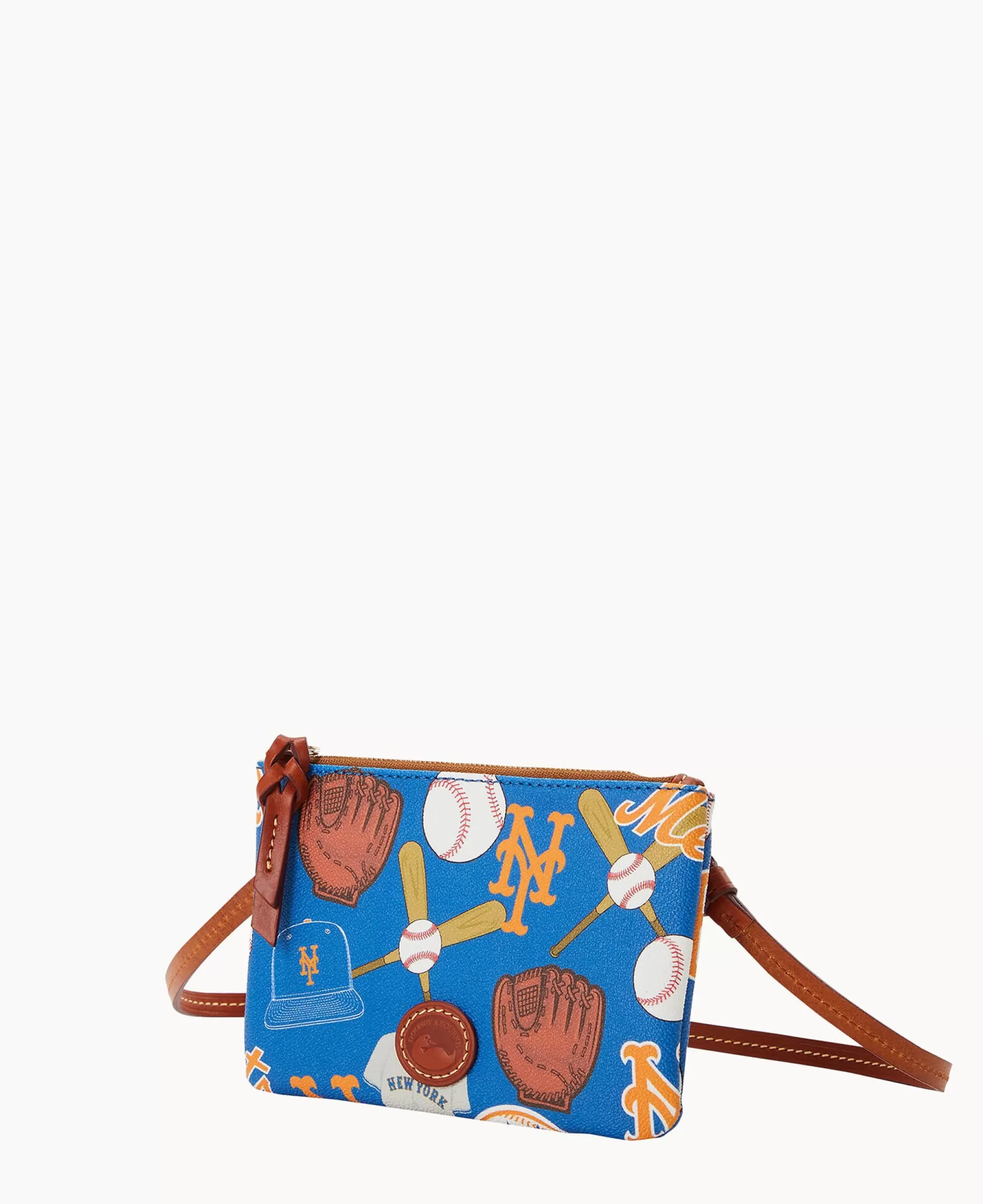 Dooney & Bourke Game Day Ready | Printed Fabric^MLB Top Zip Crossbody