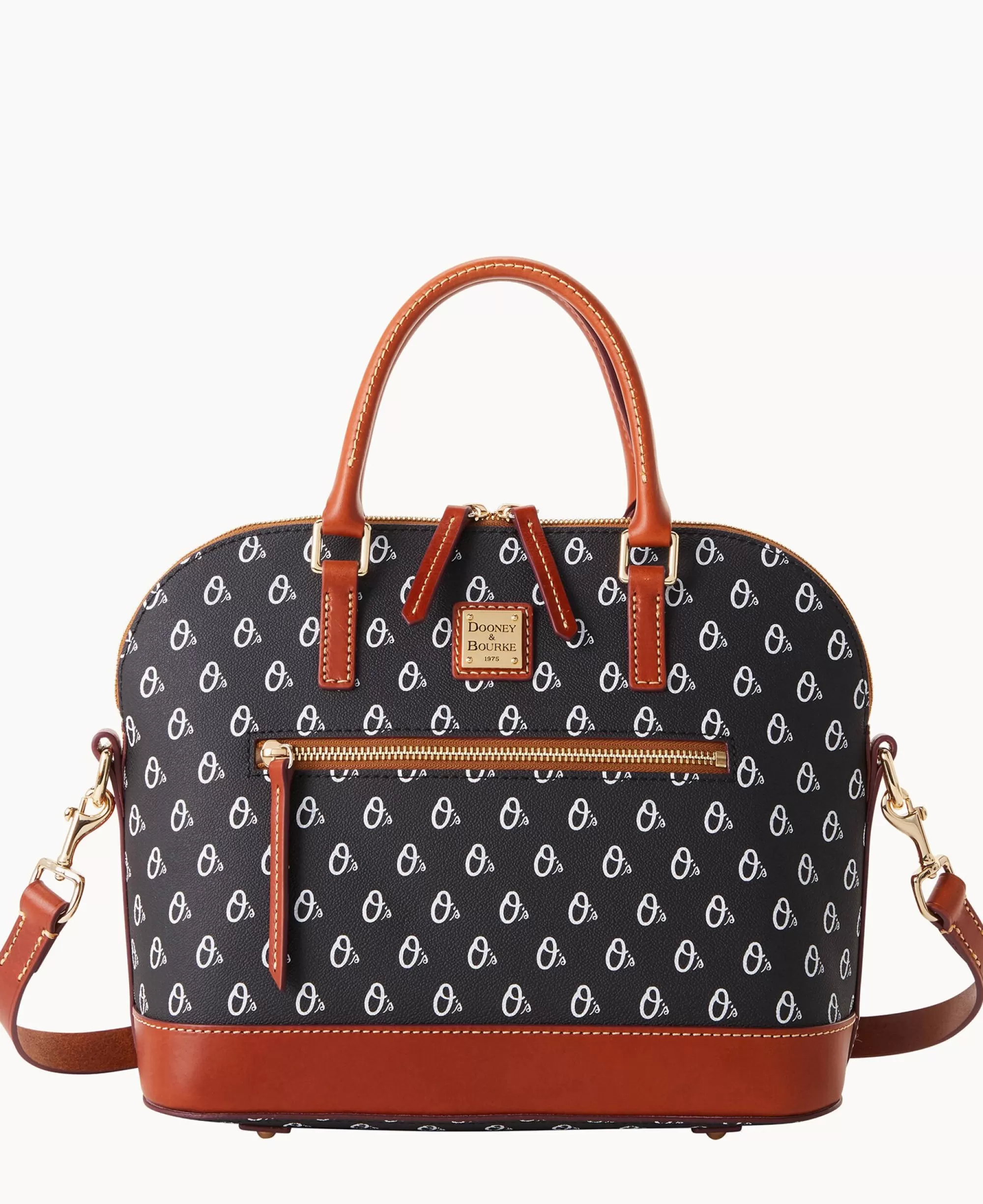 Dooney & Bourke Game Day Ready | Printed Fabric^MLB Domed Zip Satchel