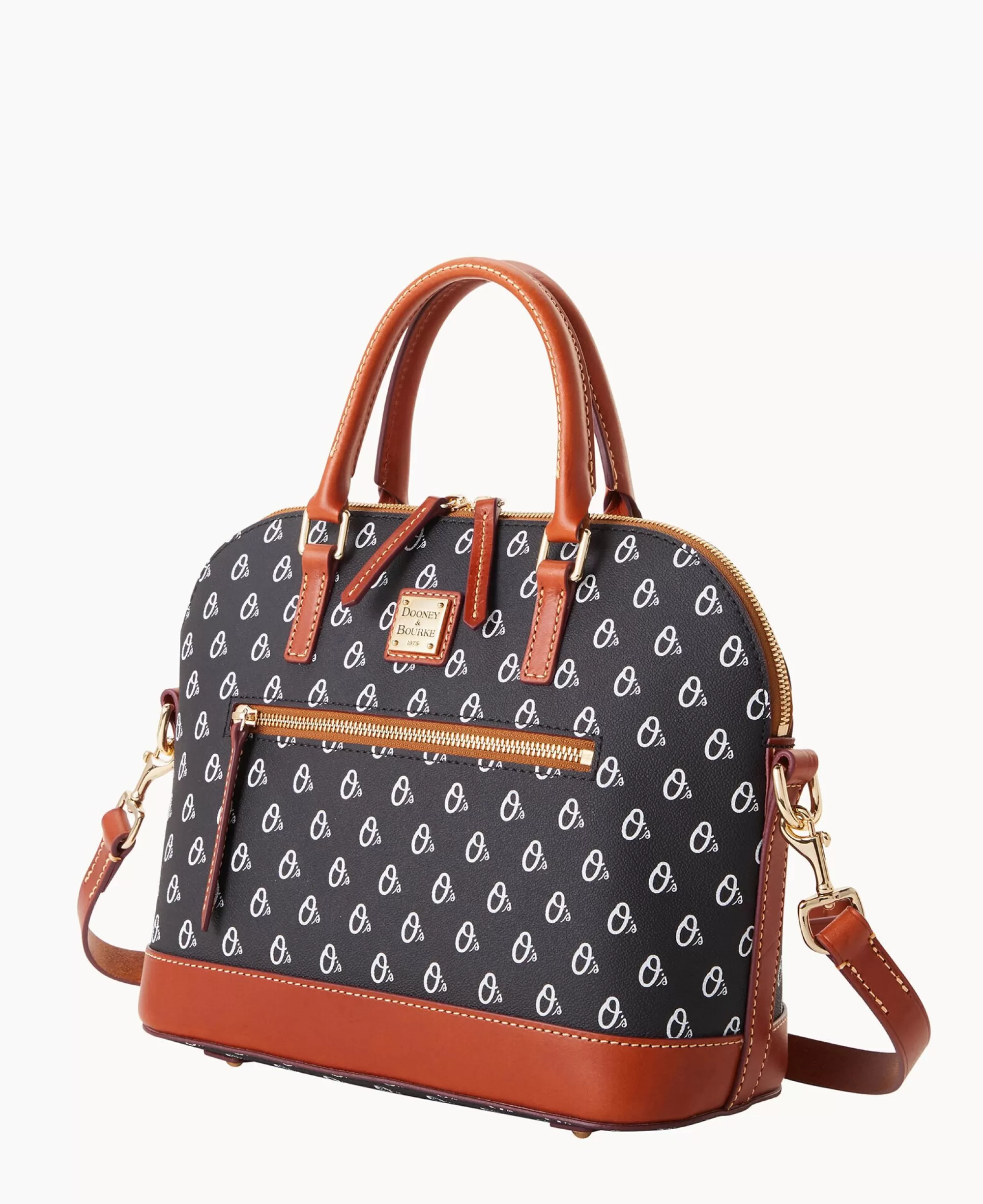 Dooney & Bourke Game Day Ready | Printed Fabric^MLB Domed Zip Satchel