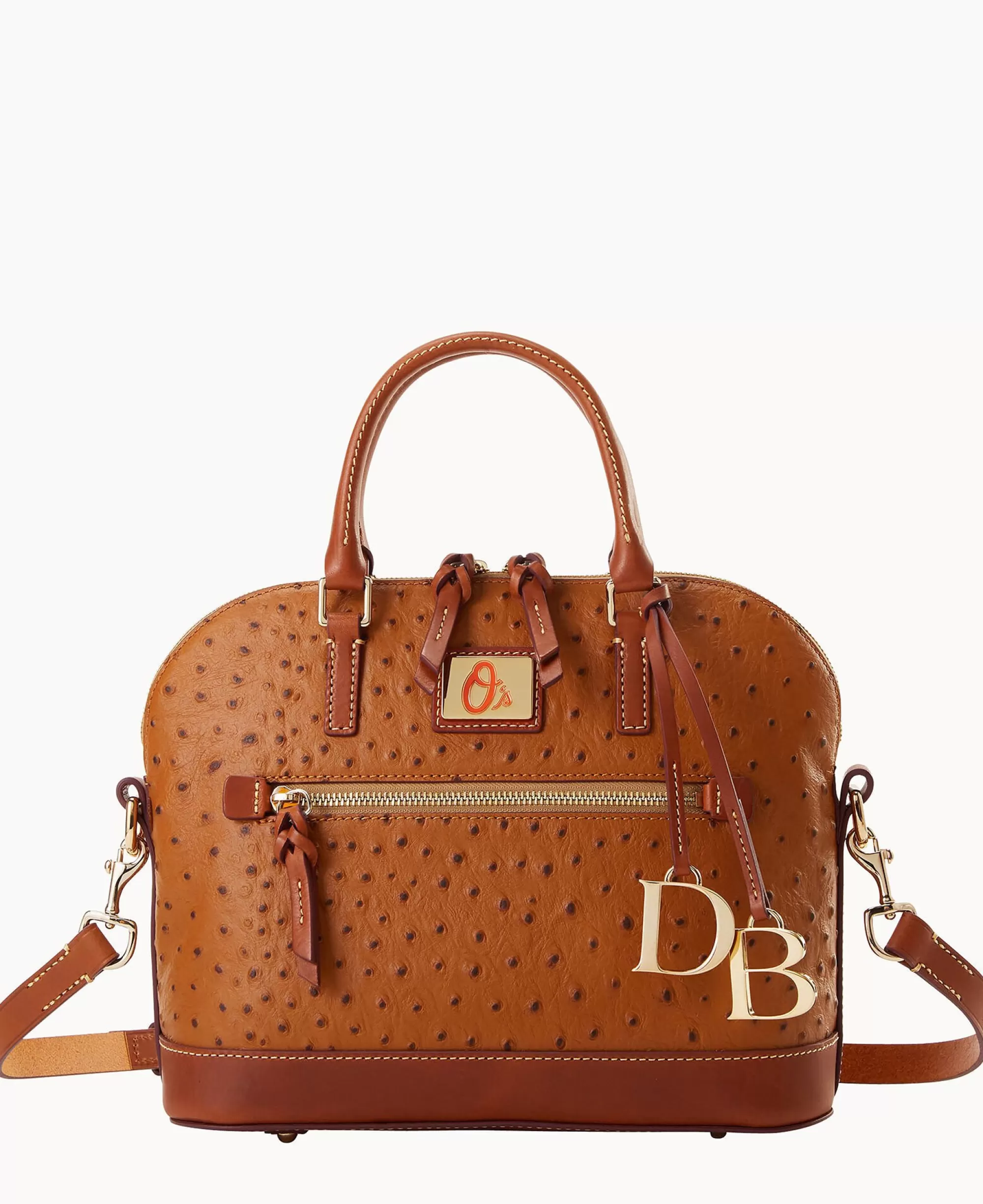 Dooney & Bourke Game Day Ready | Printed Fabric^MLB Domed Zip Satchel