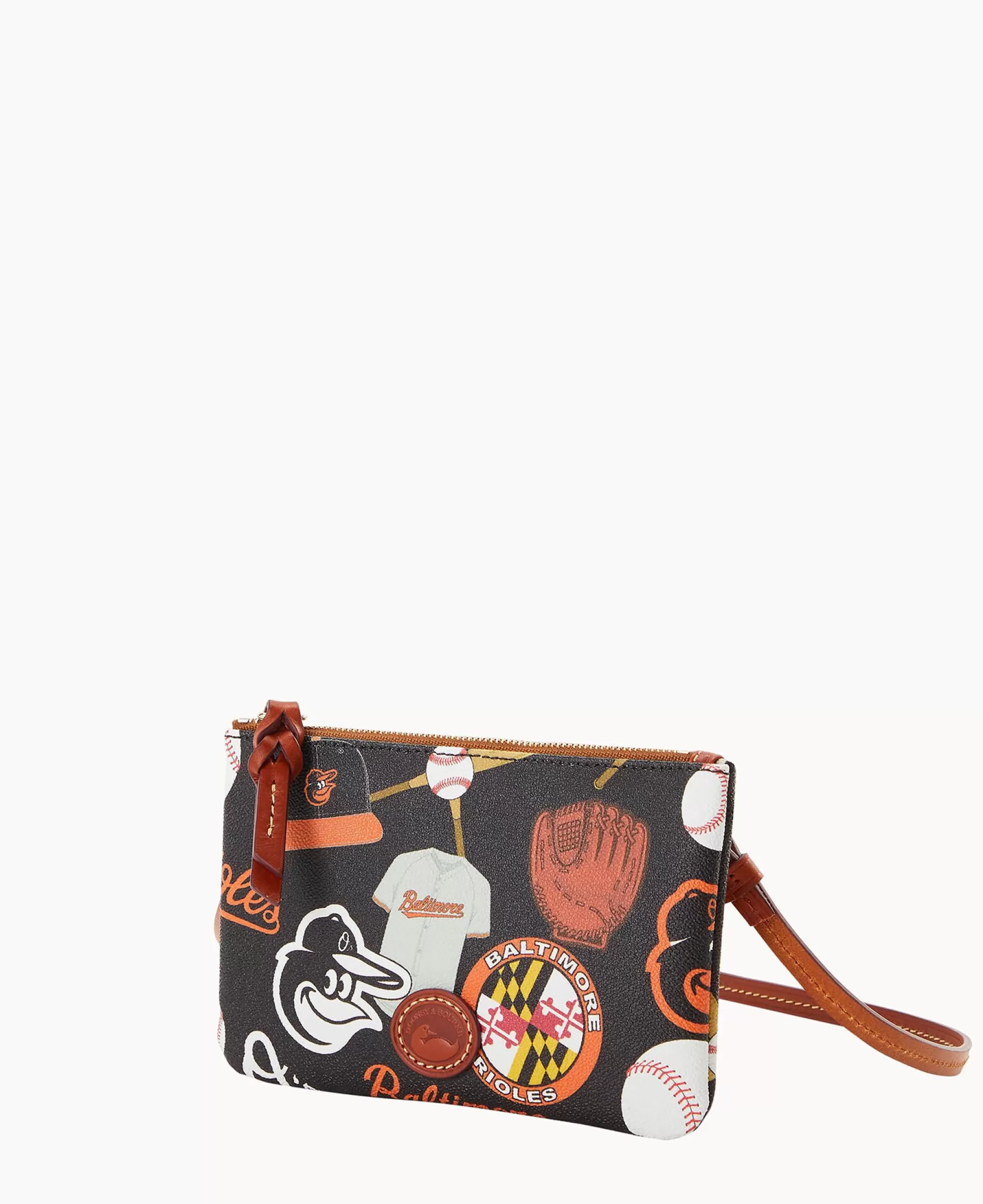 Dooney & Bourke Game Day Ready | Printed Fabric^MLB Top Zip Crossbody