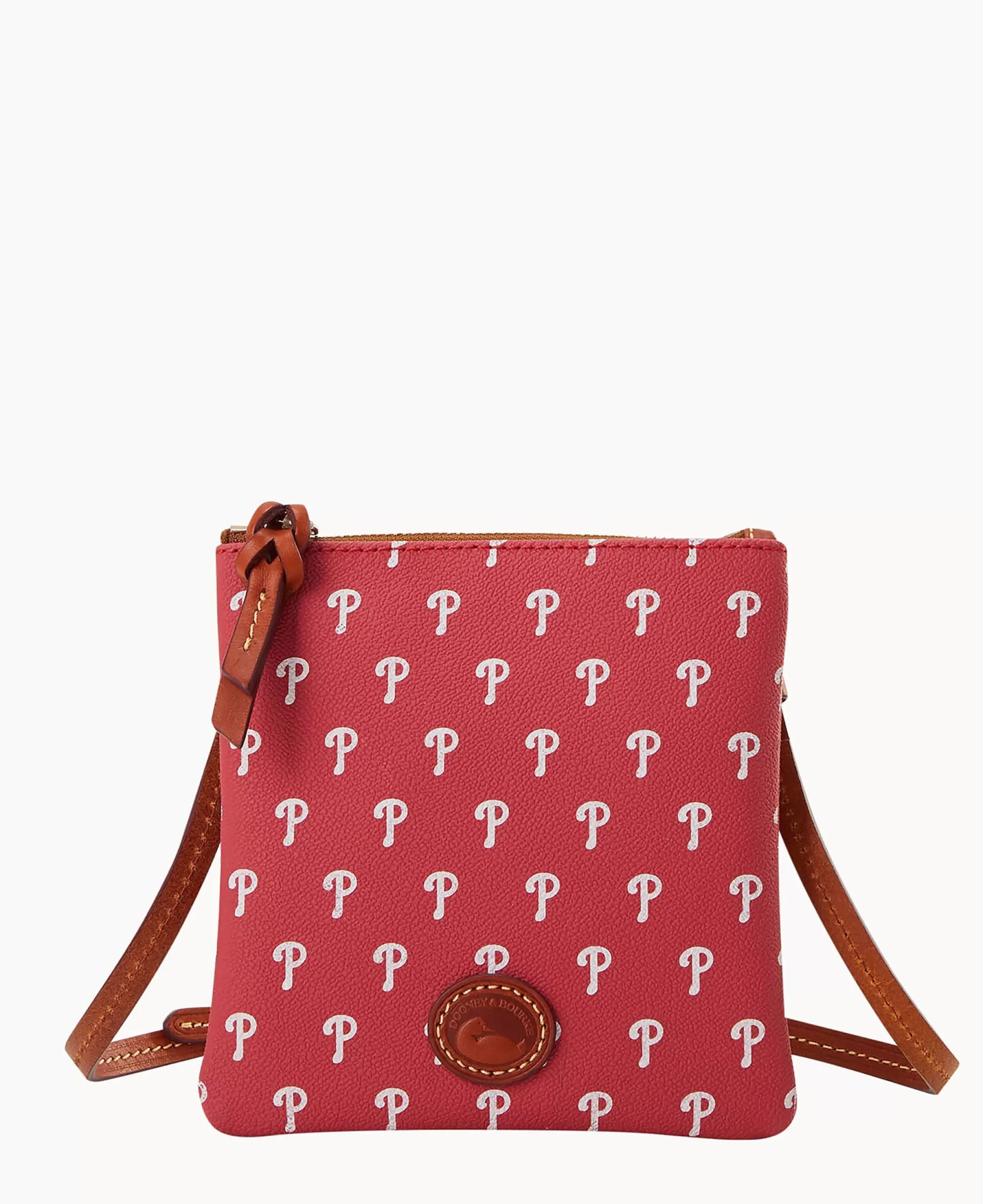 Dooney & Bourke Game Day Ready | Printed Fabric^MLB Small North South Top Zip Crossbody