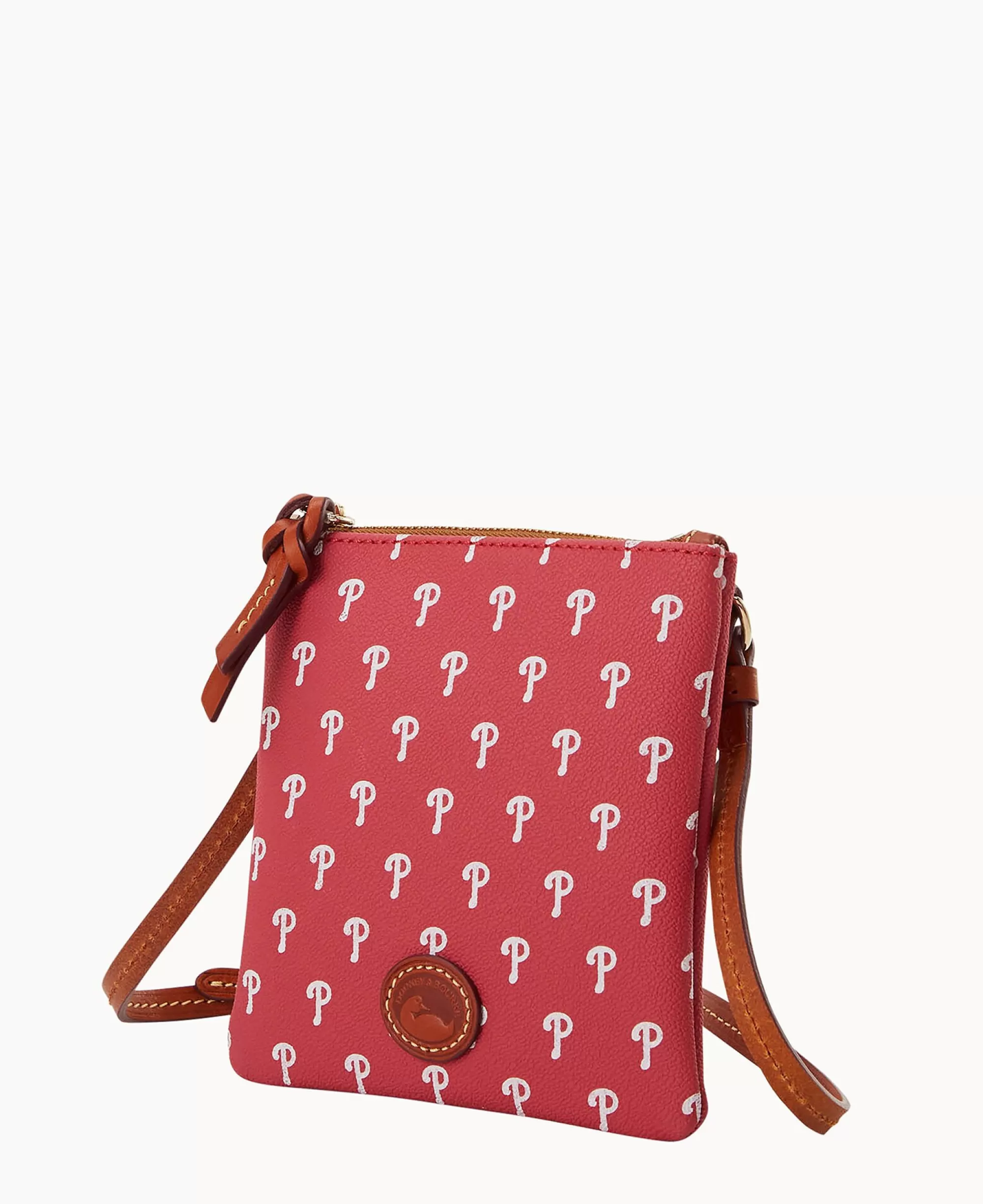 Dooney & Bourke Game Day Ready | Printed Fabric^MLB Small North South Top Zip Crossbody