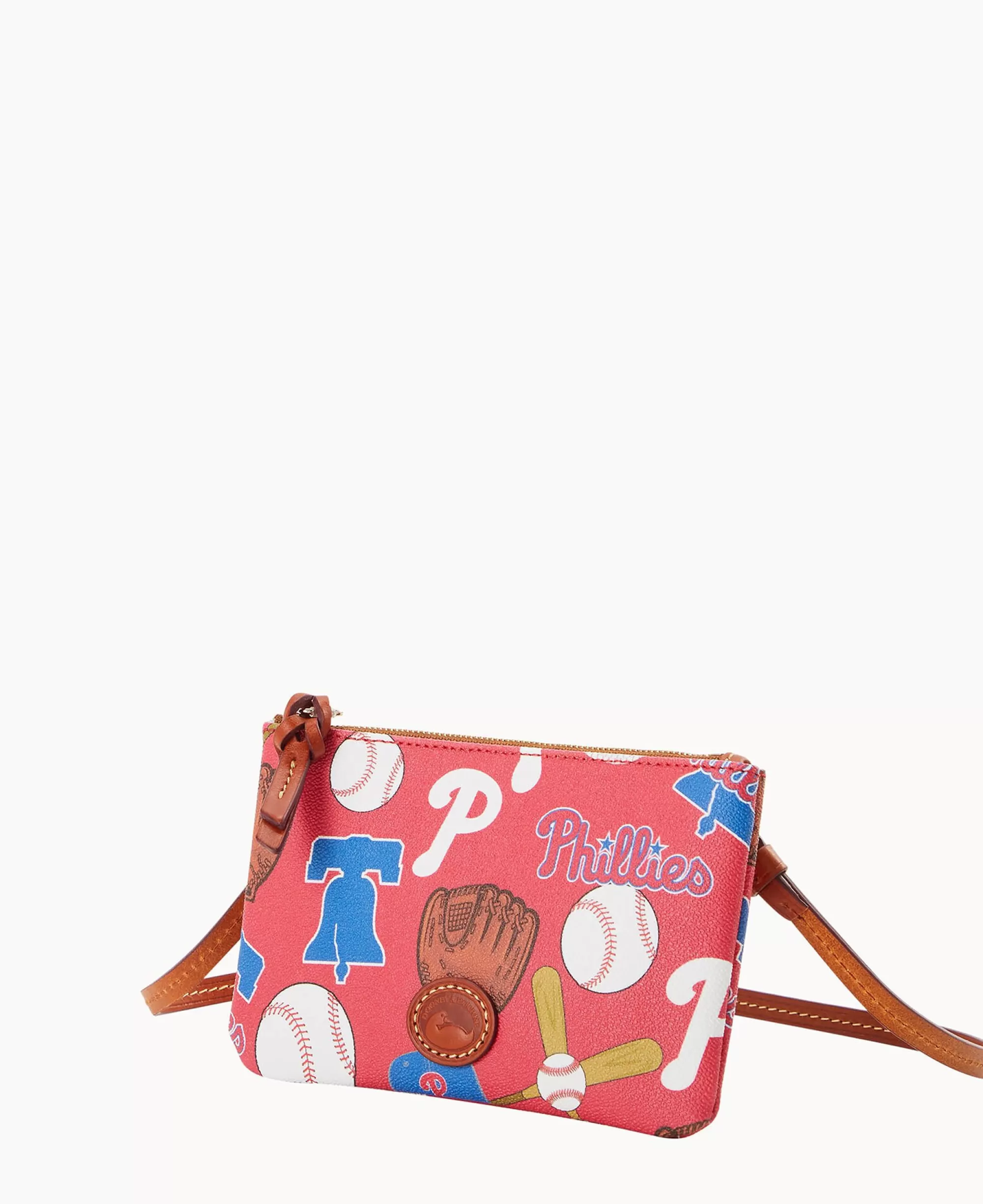 Dooney & Bourke Game Day Ready | Printed Fabric^MLB Top Zip Crossbody