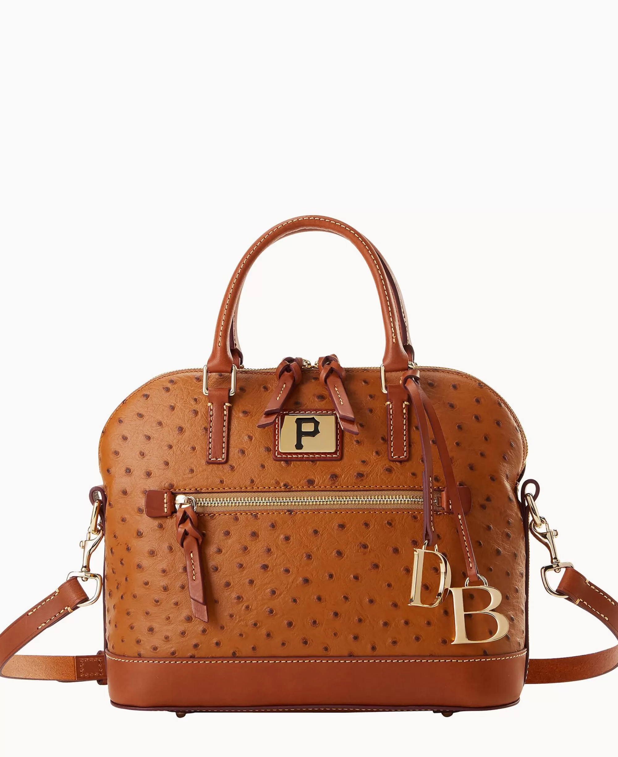 Dooney & Bourke Game Day Ready | Printed Fabric^MLB Domed Zip Satchel