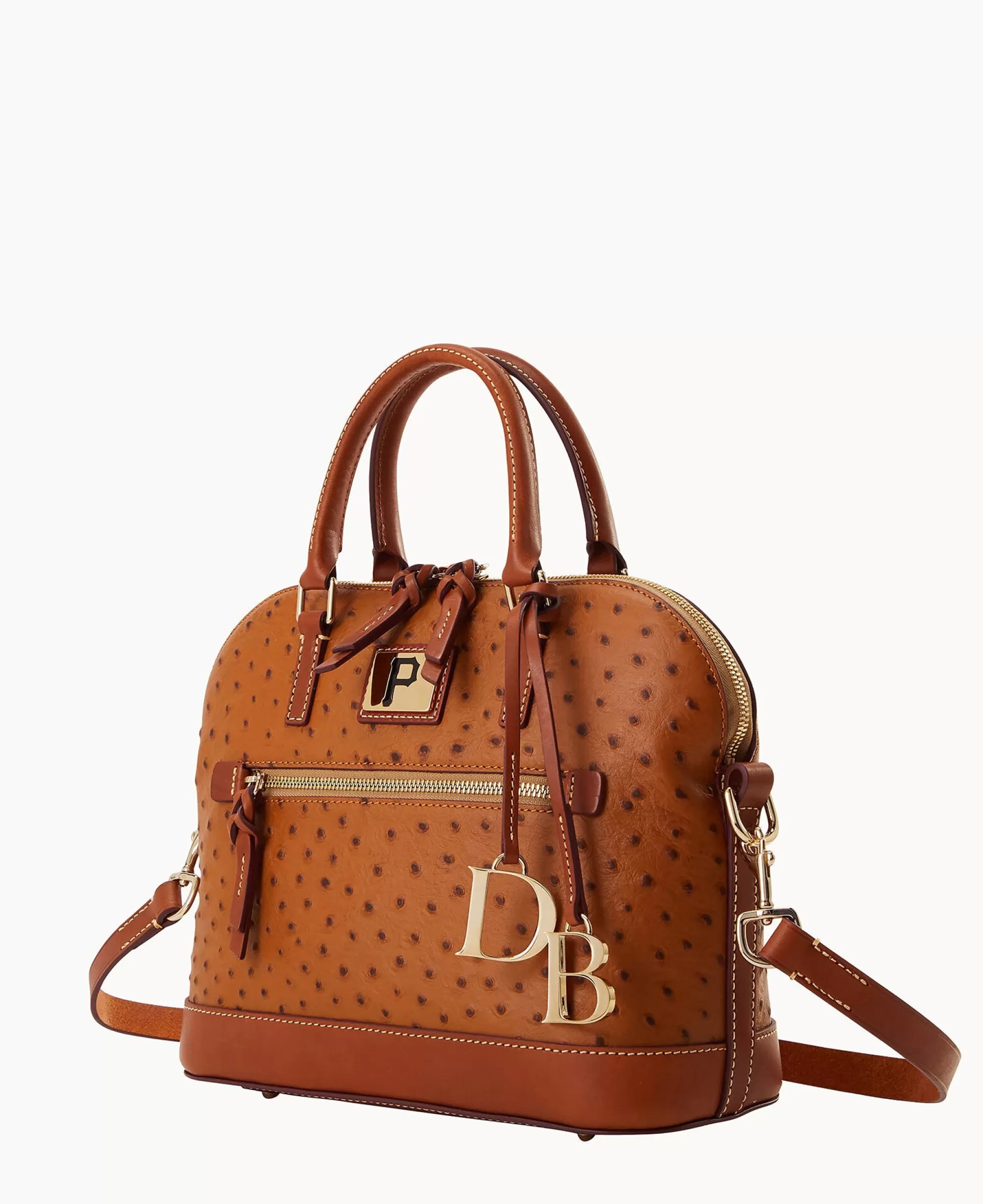 Dooney & Bourke Game Day Ready | Printed Fabric^MLB Domed Zip Satchel