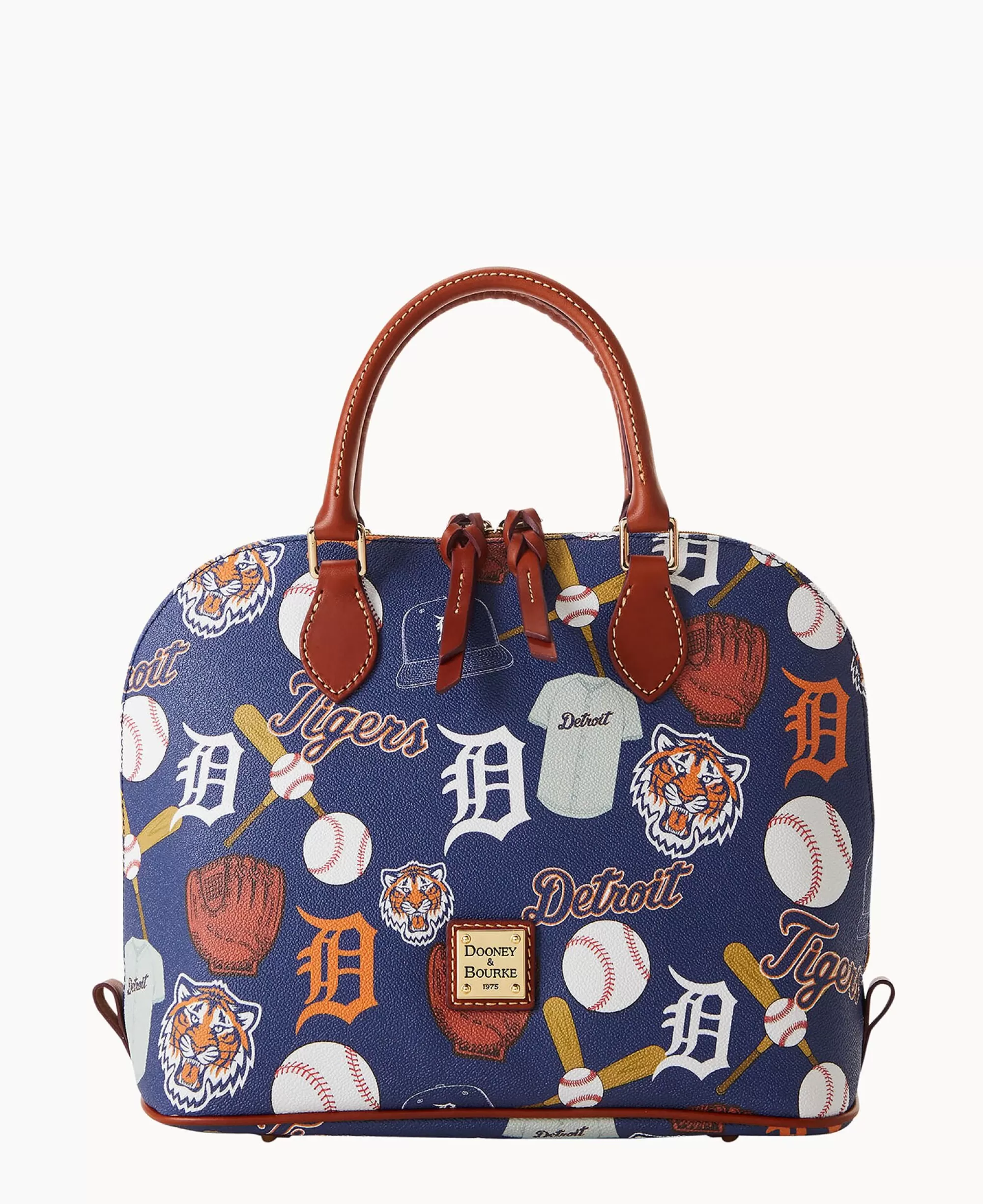 Dooney & Bourke Game Day Ready | Printed Fabric^MLB Zip Zip Satchel