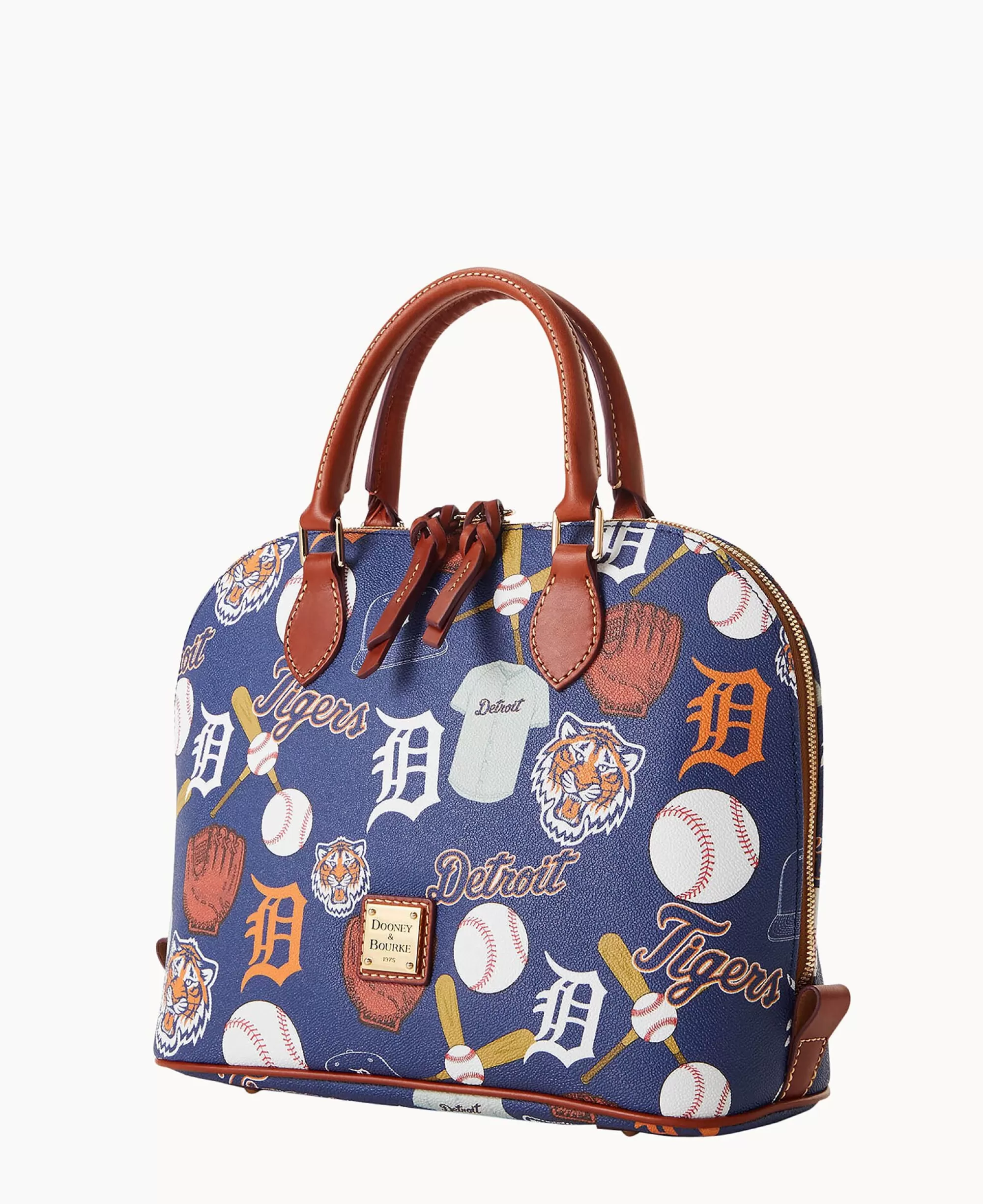 Dooney & Bourke Game Day Ready | Printed Fabric^MLB Zip Zip Satchel