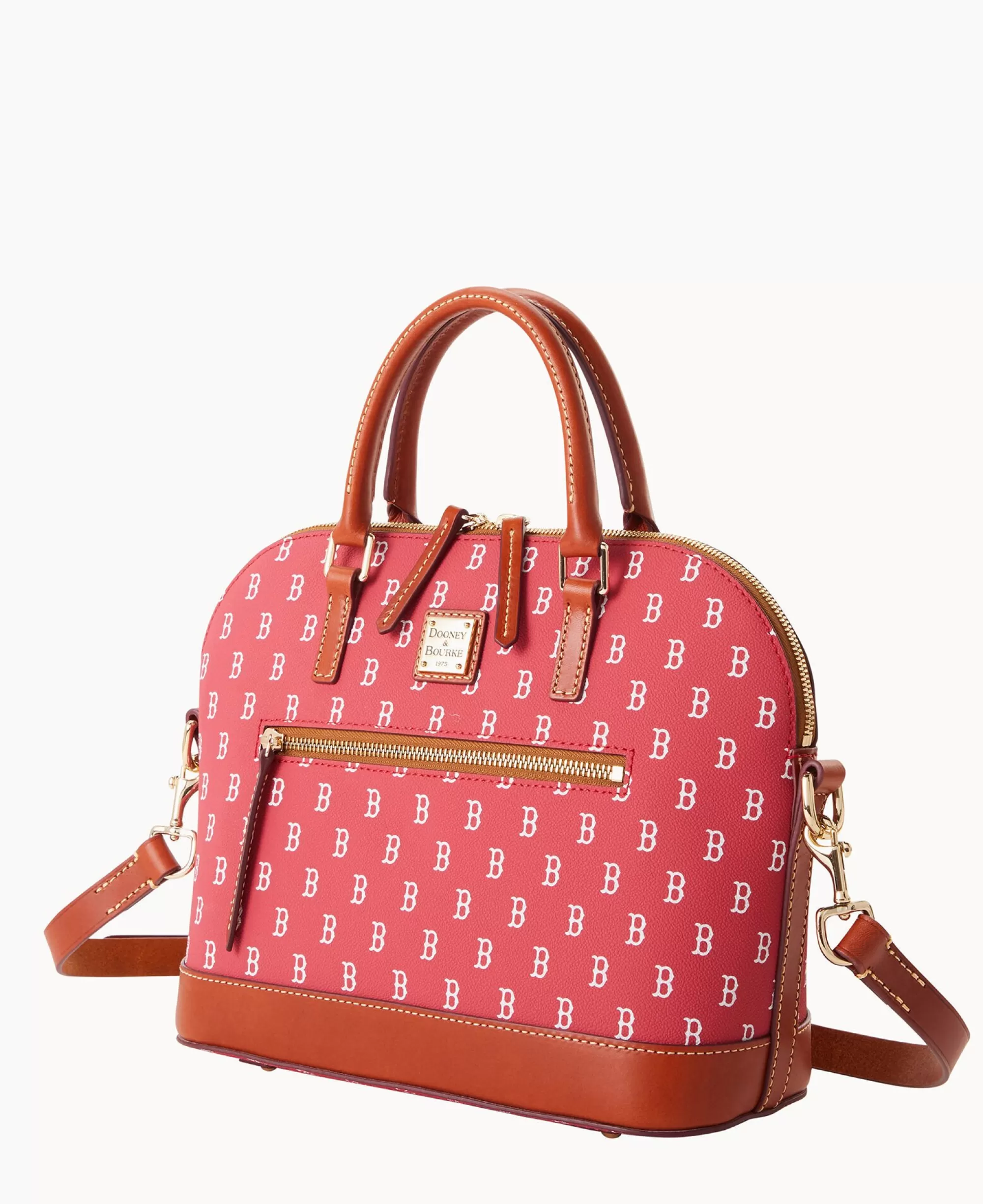 Dooney & Bourke Game Day Ready | Printed Fabric^MLB Domed Zip Satchel