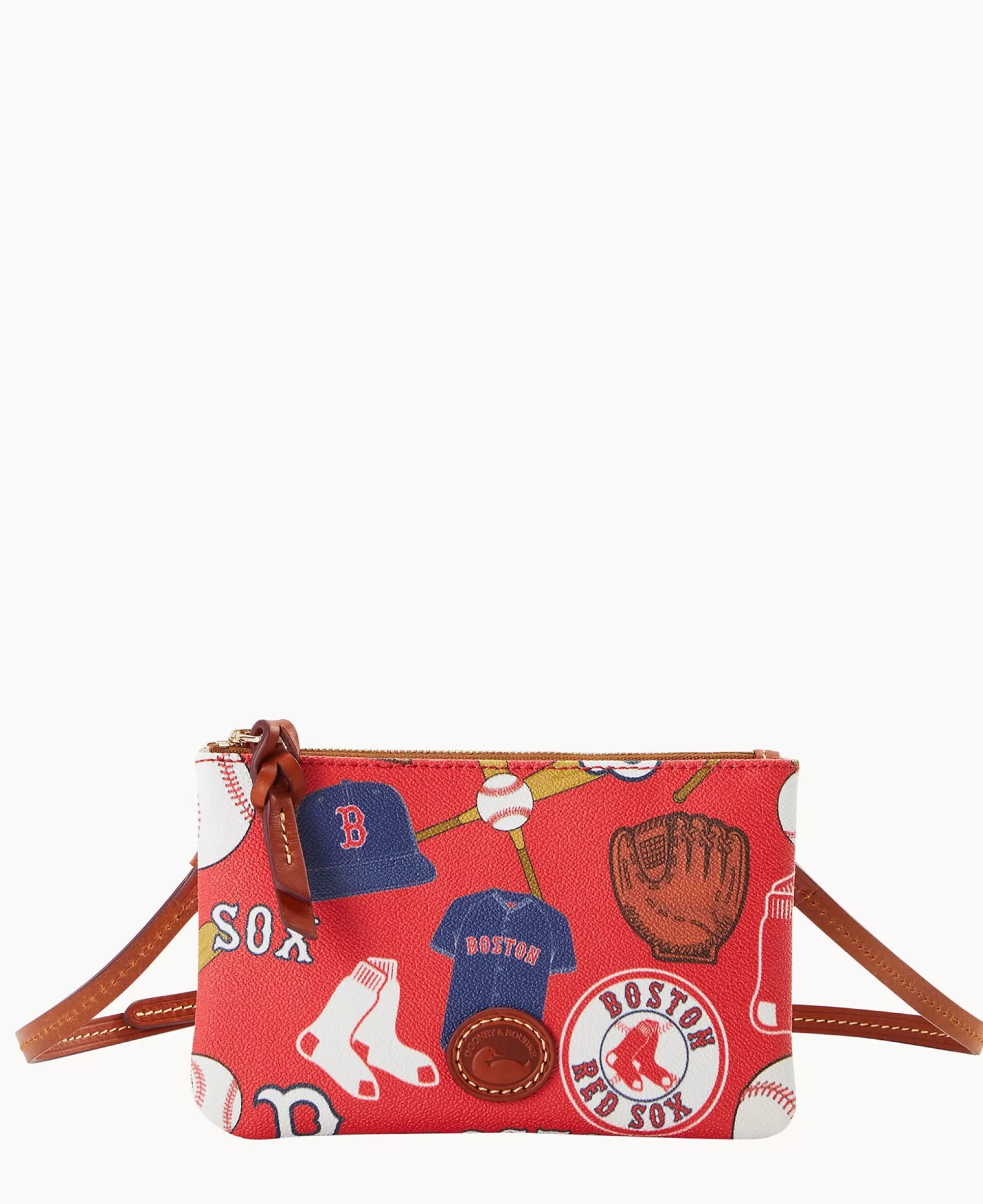 Dooney & Bourke Game Day Ready | Printed Fabric^MLB Top Zip Crossbody