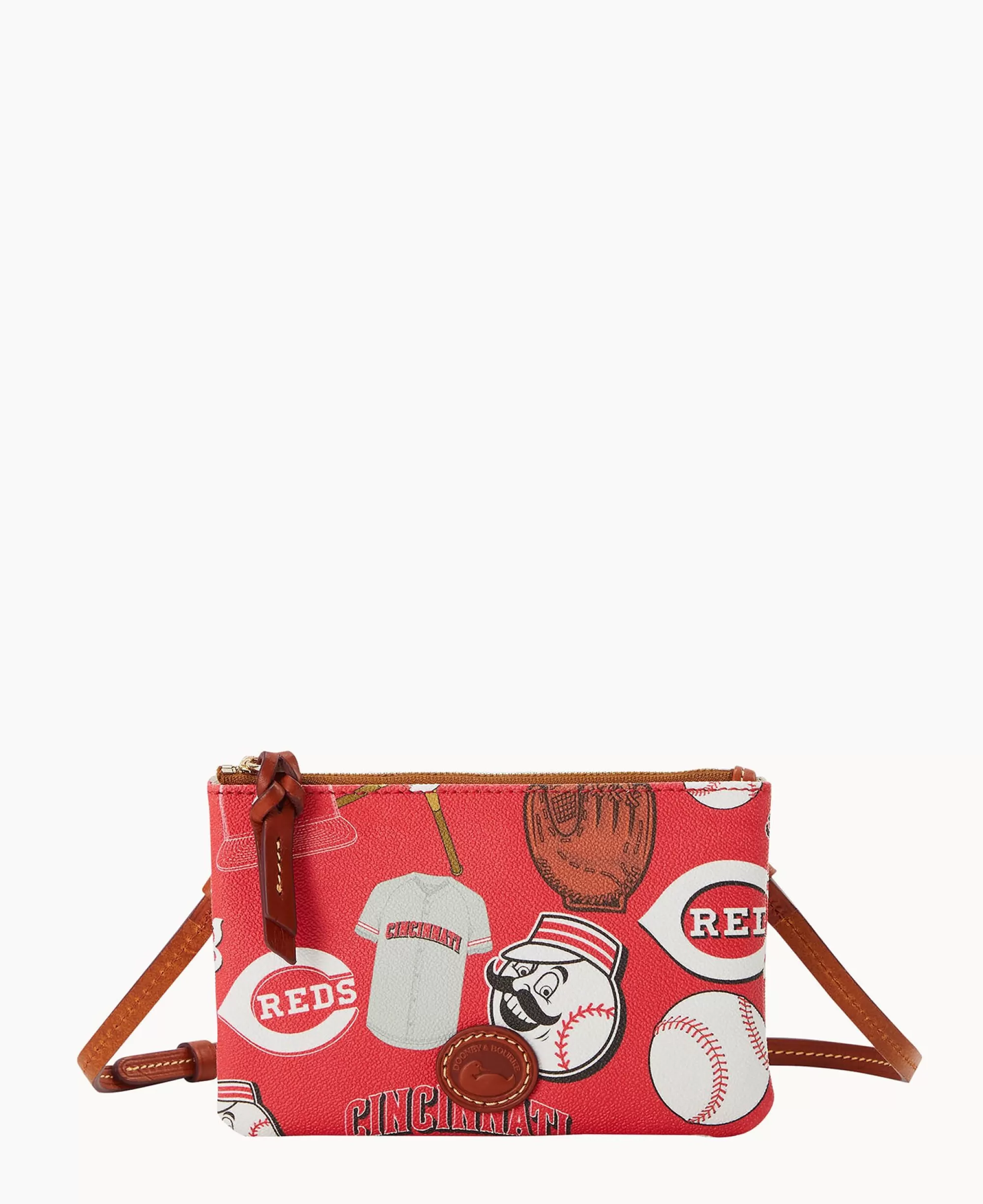 Dooney & Bourke Game Day Ready | Printed Fabric^MLB Top Zip Crossbody